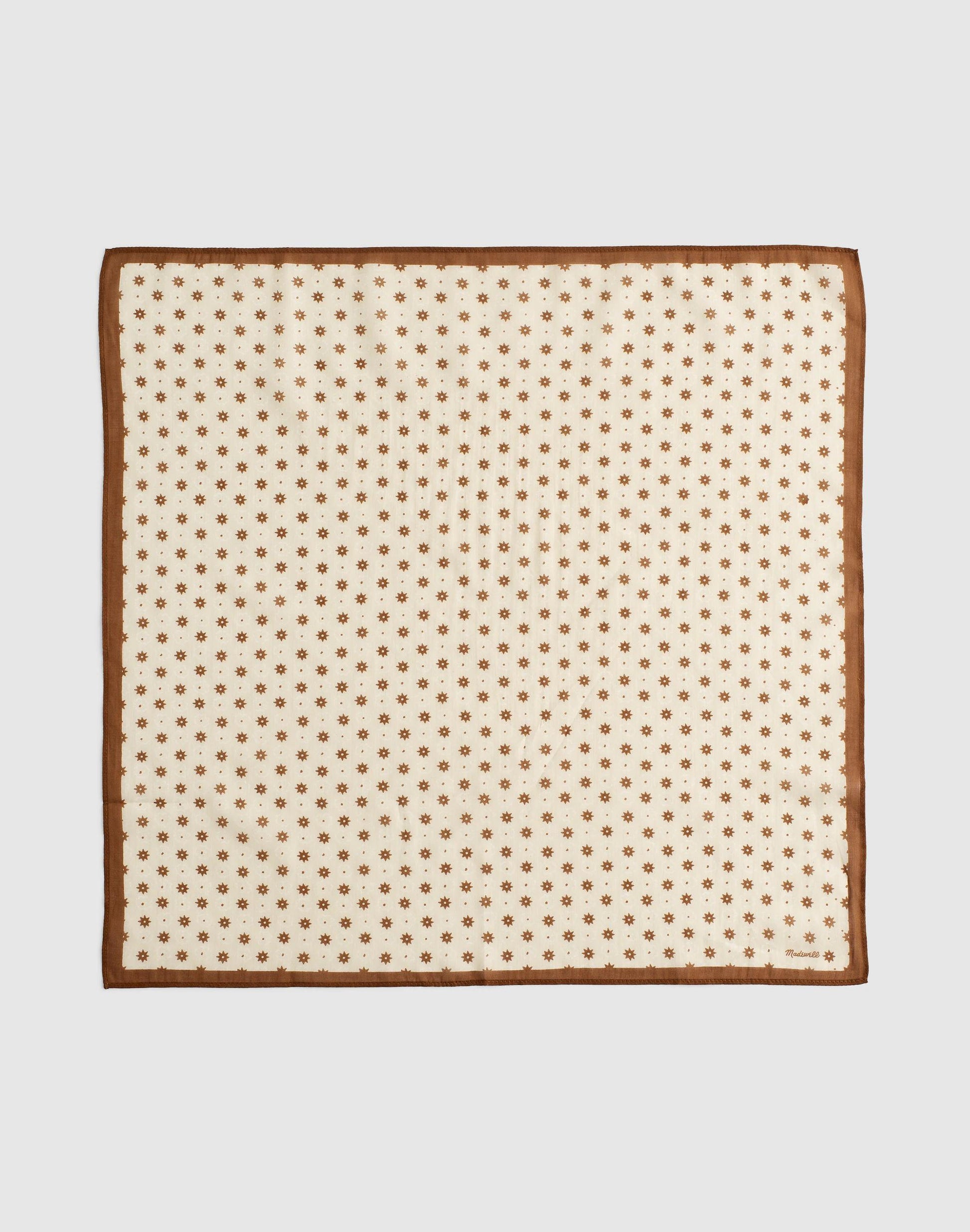 Madewell Organic Cotton Bandana Star Floral Vanilla