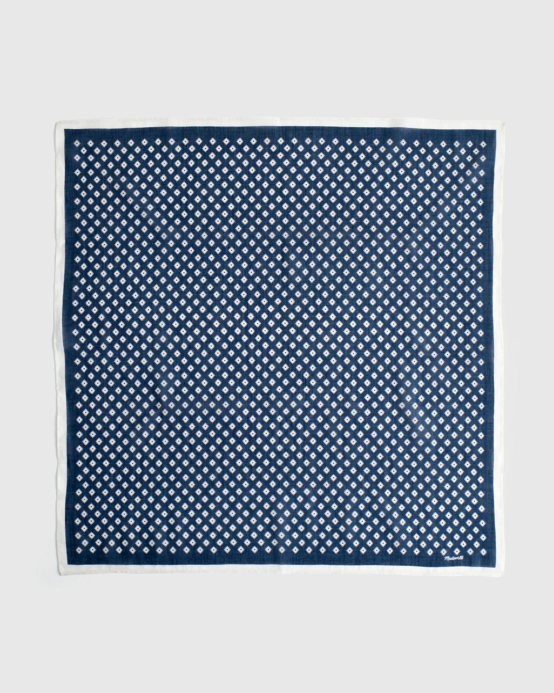 Madewell Organic Cotton Bandana Diamond Star Twilight
