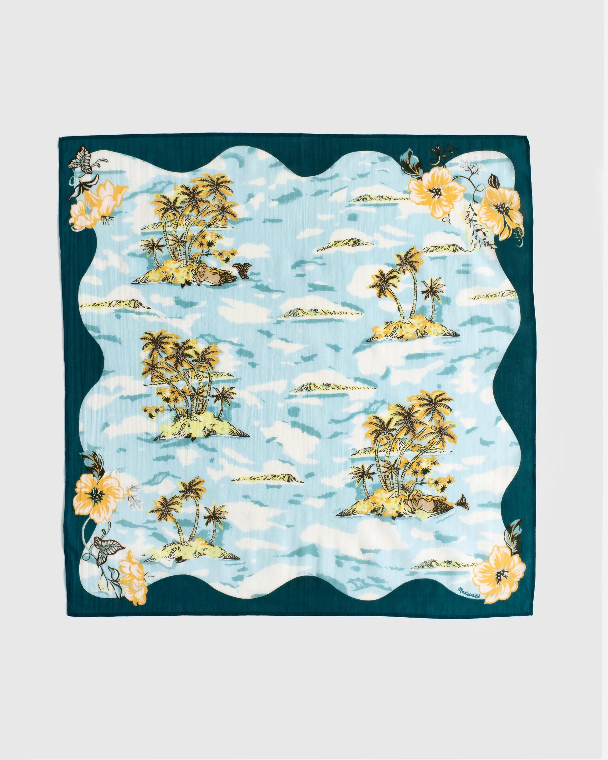 Madewell Organic Cotton Bandana Warm Bluegrass