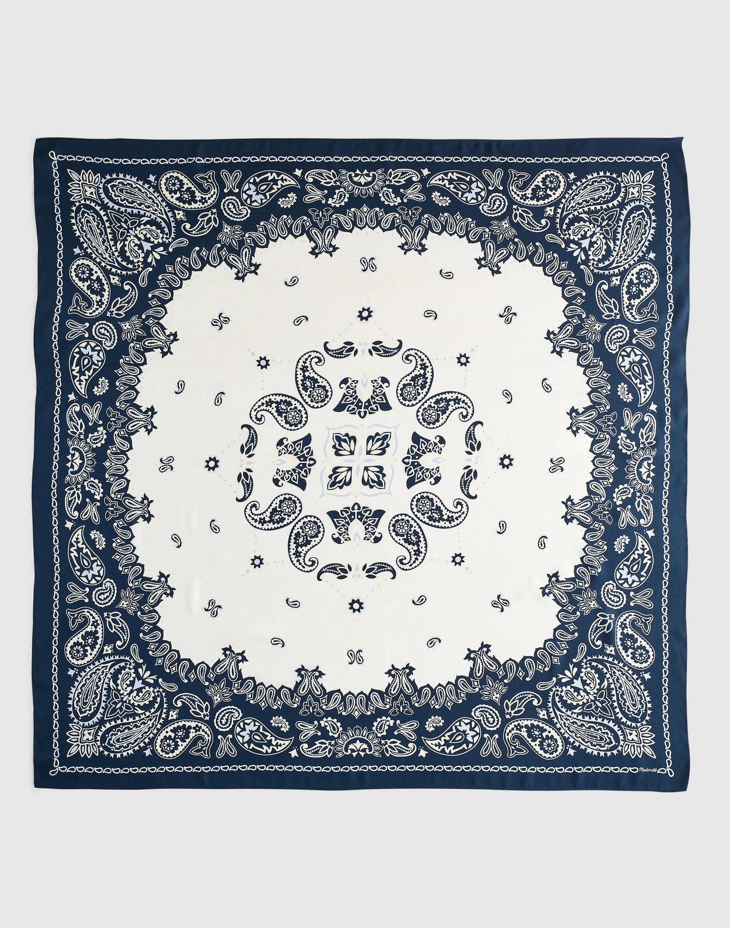 Madewell Madewell x Shopbop Oversized Bandana in Silk Classic Indigo