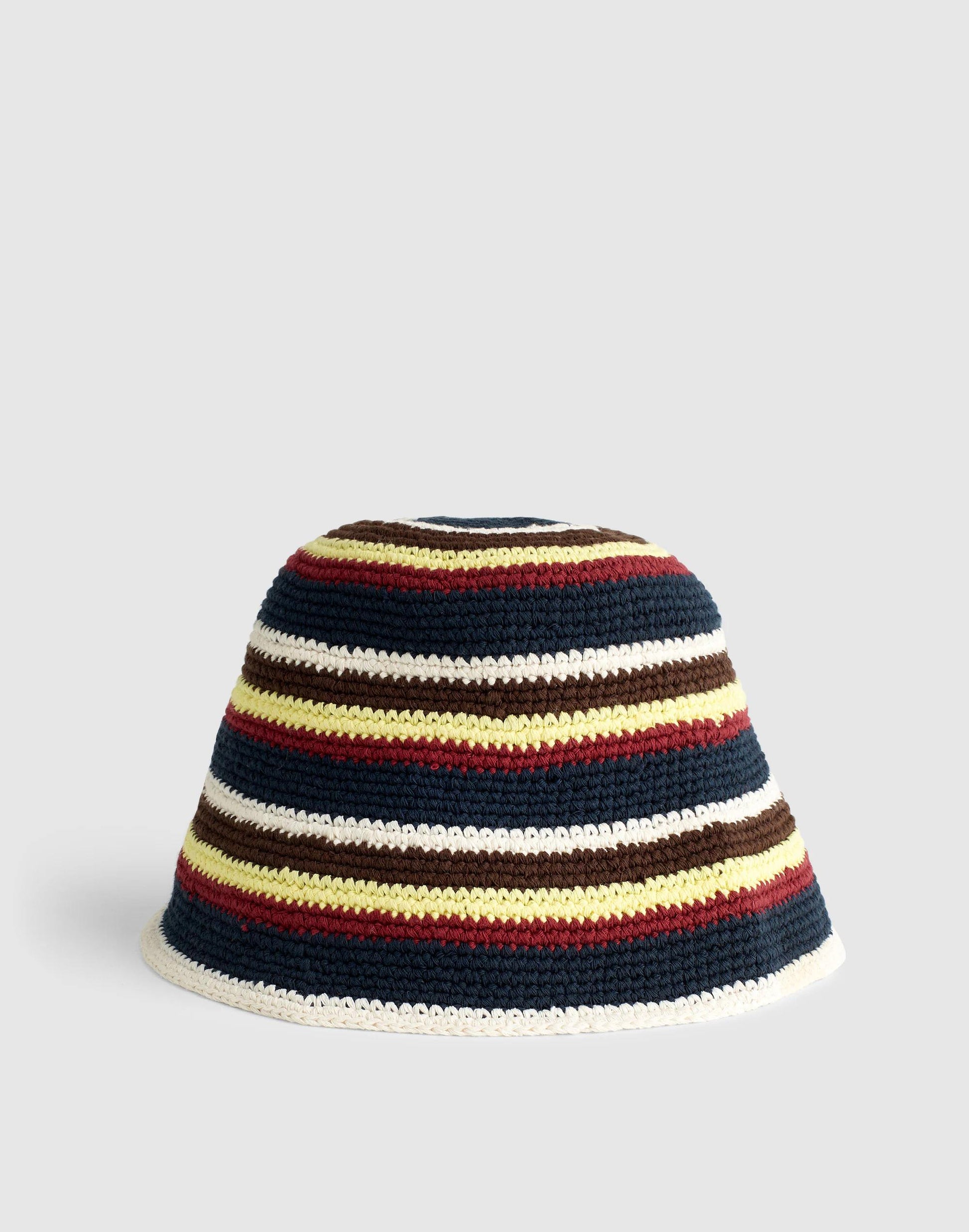 Madewell Crochet-Knit Bucket Hat Classic Navy