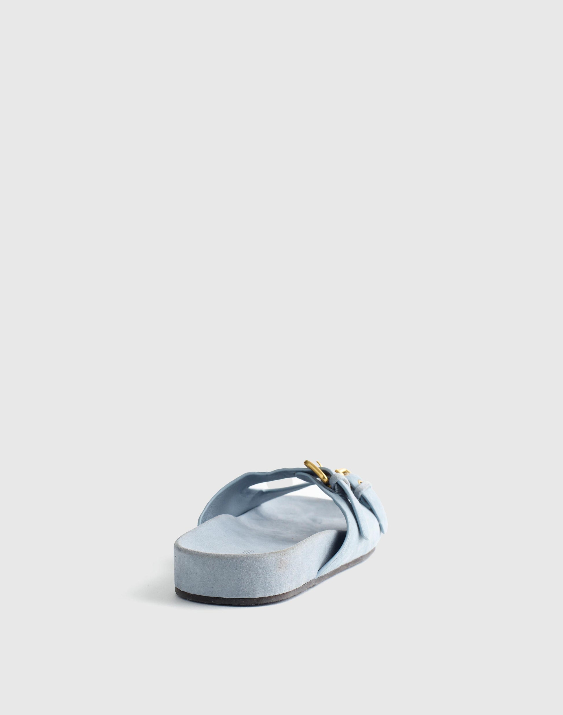 Madewell The Cambrea Double-Strap Sandal Serene Blue