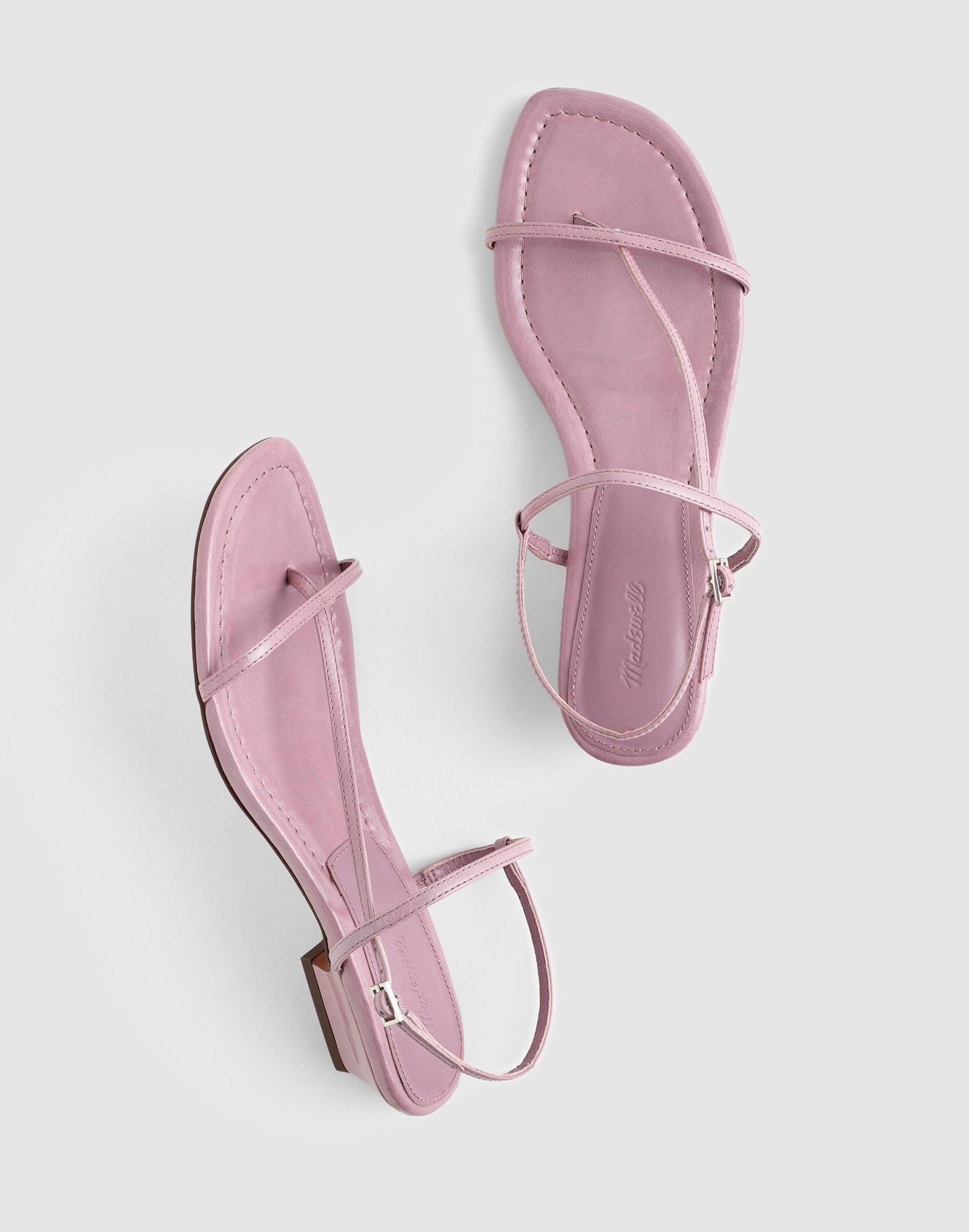 Madewell The Maycie Asymmetric T-Strap Sandal Provence Grape