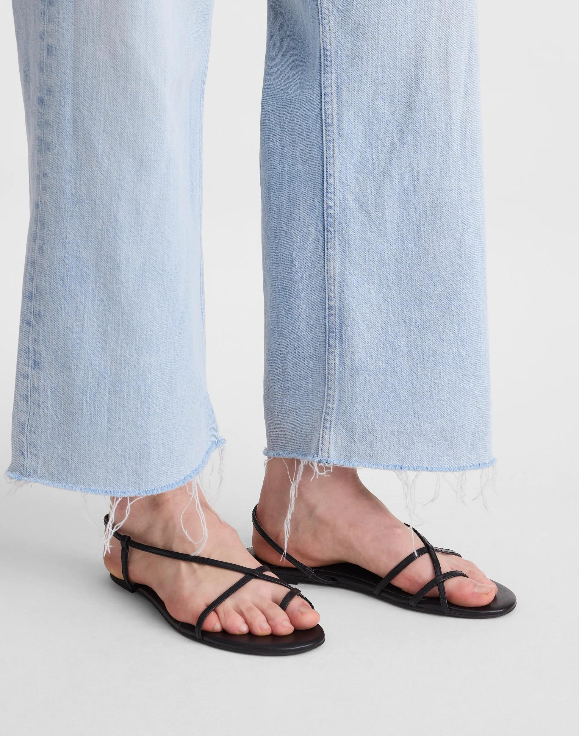 Madewell The Iggy Strappy Sandal True Black