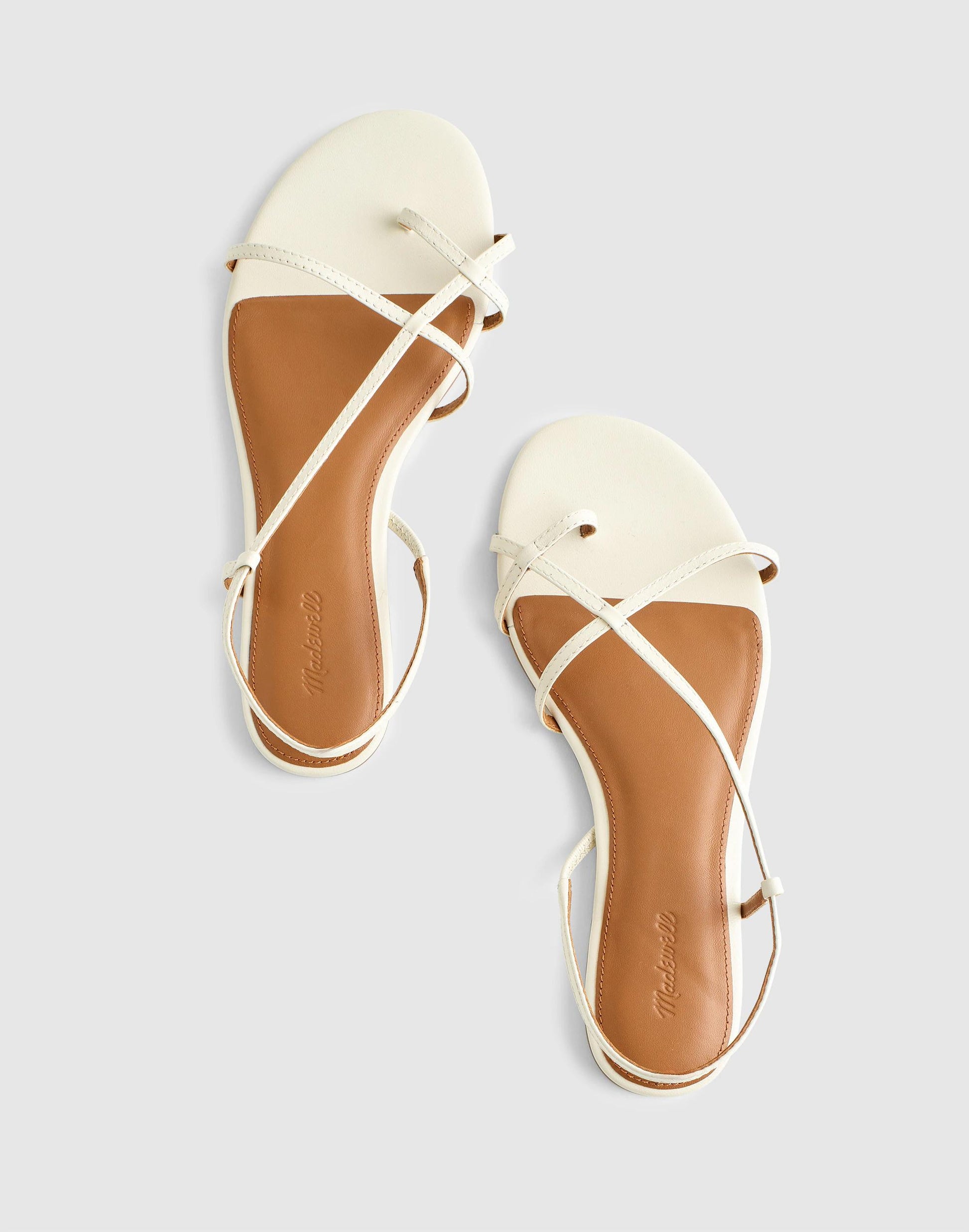 Madewell The Iggy Strappy Sandal Vintage Muslin