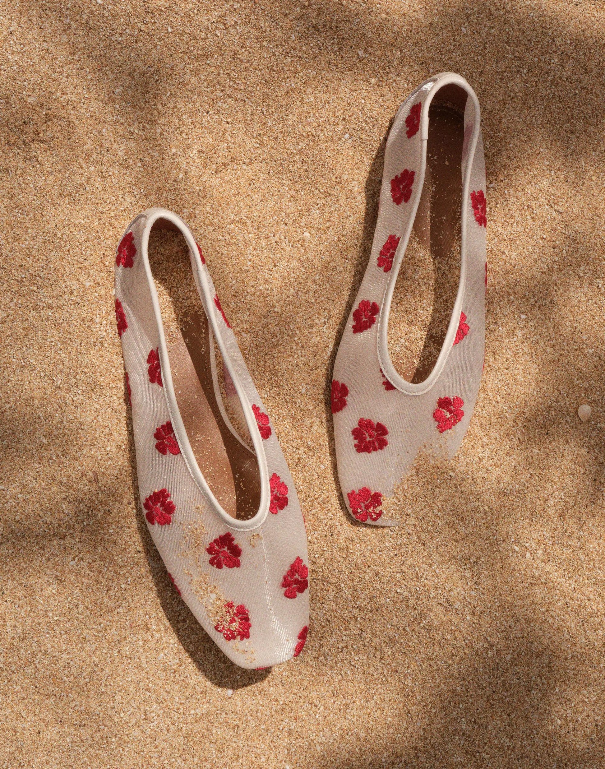 Madewell The Mylie Ballet Flat Vintage Ivory Multi