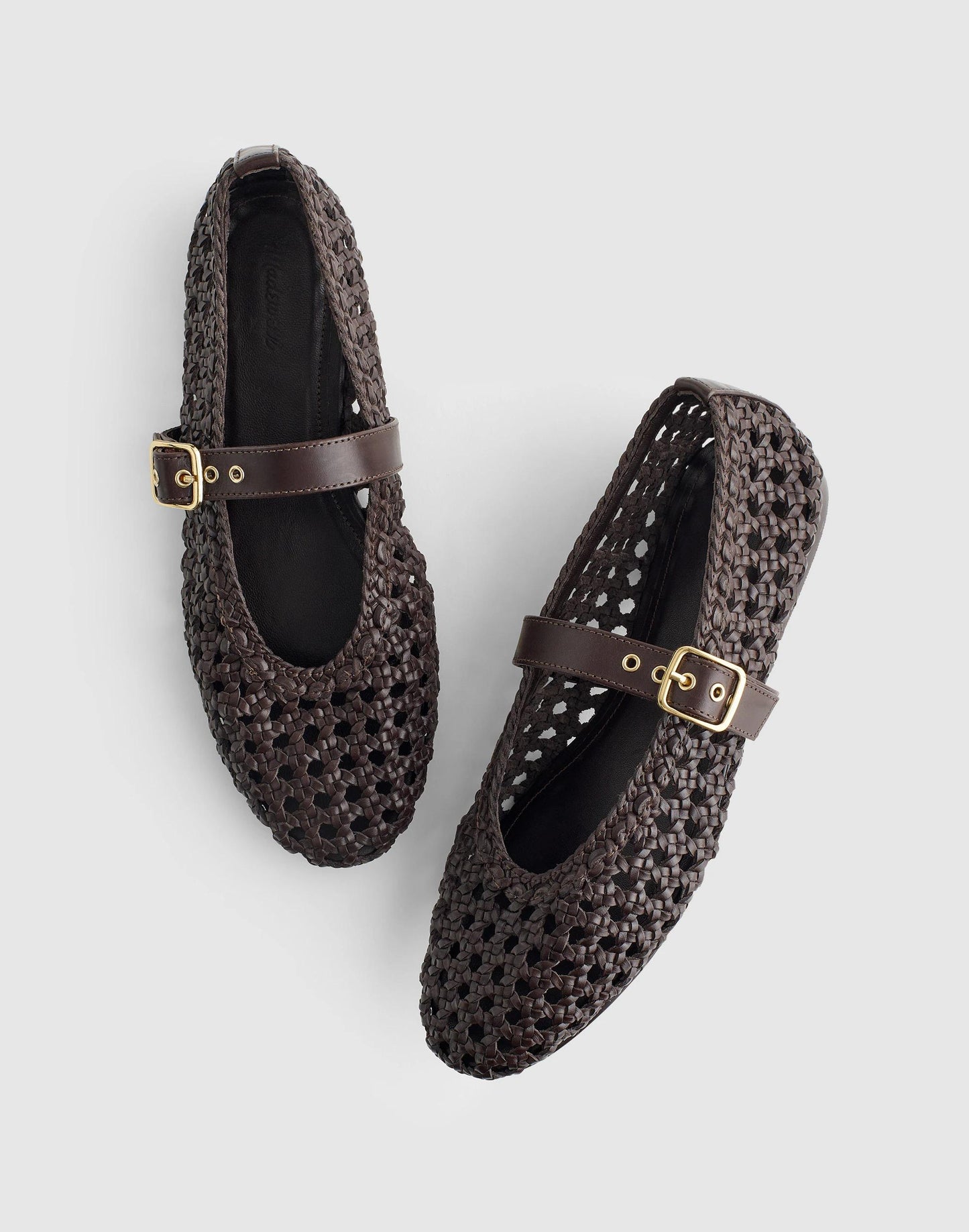 Madewell The Remy Mary Jane Flat Dark Carob