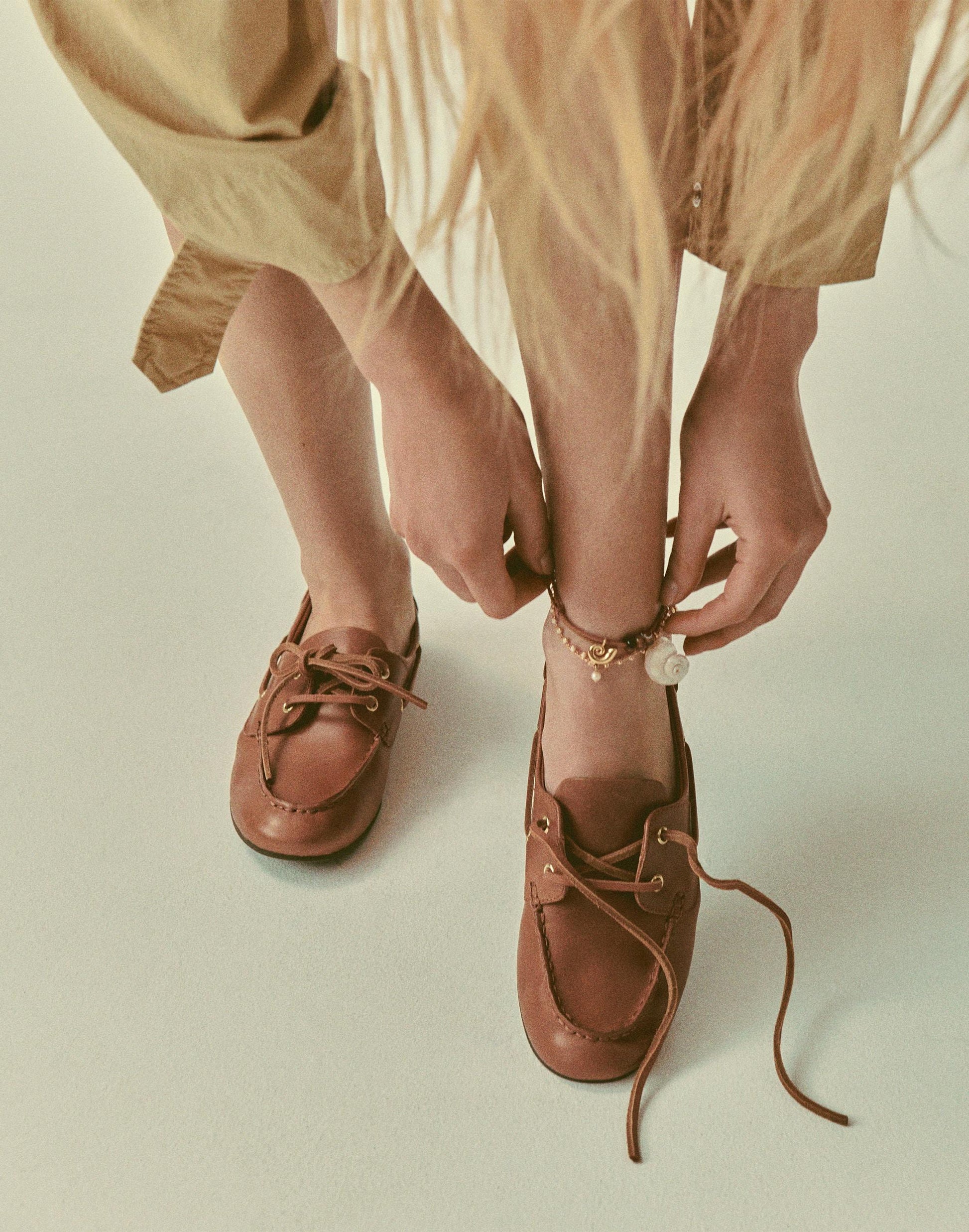Madewell The Jamie Boat Shoe Darest Brown