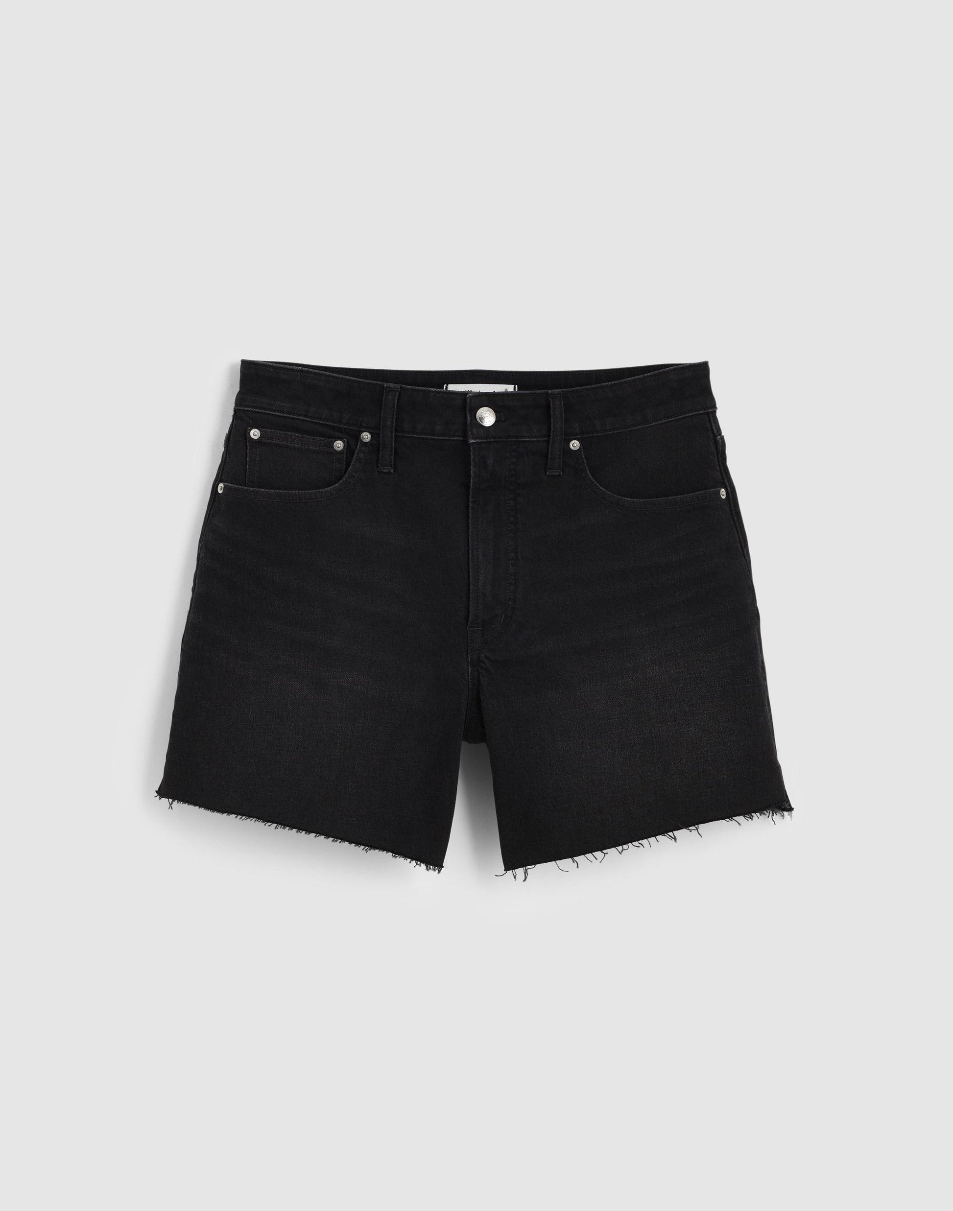 Madewell The Curvy Perfect Vintage Mid-Length Jean Short Catalani Wash
