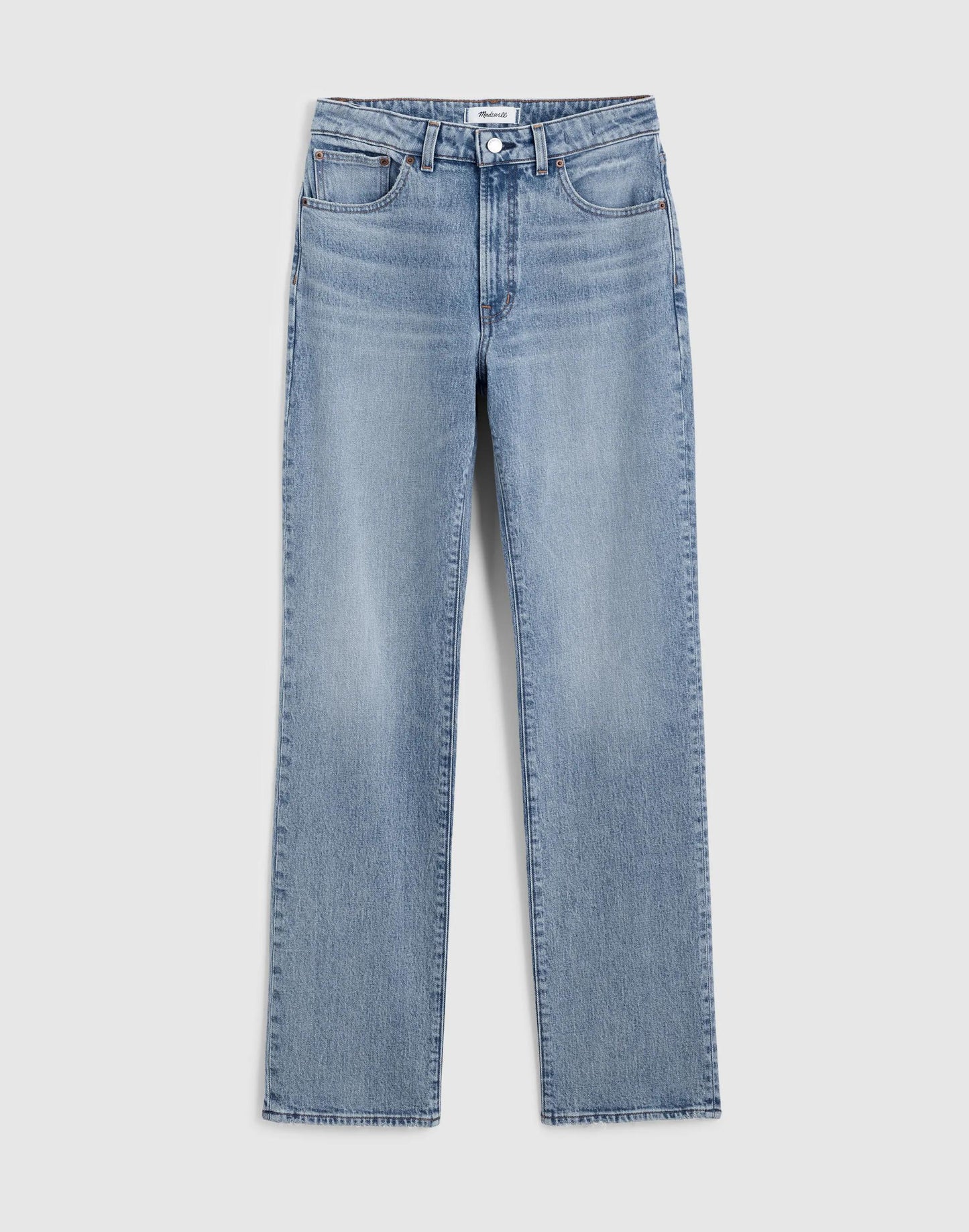 Madewell The Curvy Longline Straight Jean Raebrook Wash