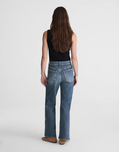 Madewell Short Circular Wide-Leg Jean Soft Indigo Wash