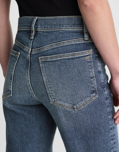 Madewell Short Circular Wide-Leg Jean Soft Indigo Wash