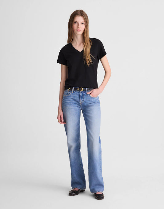 Madewell The Short Low-Rise Loose Jean Midvale Wash