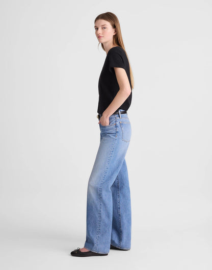 Madewell The Short Low-Rise Loose Jean Midvale Wash