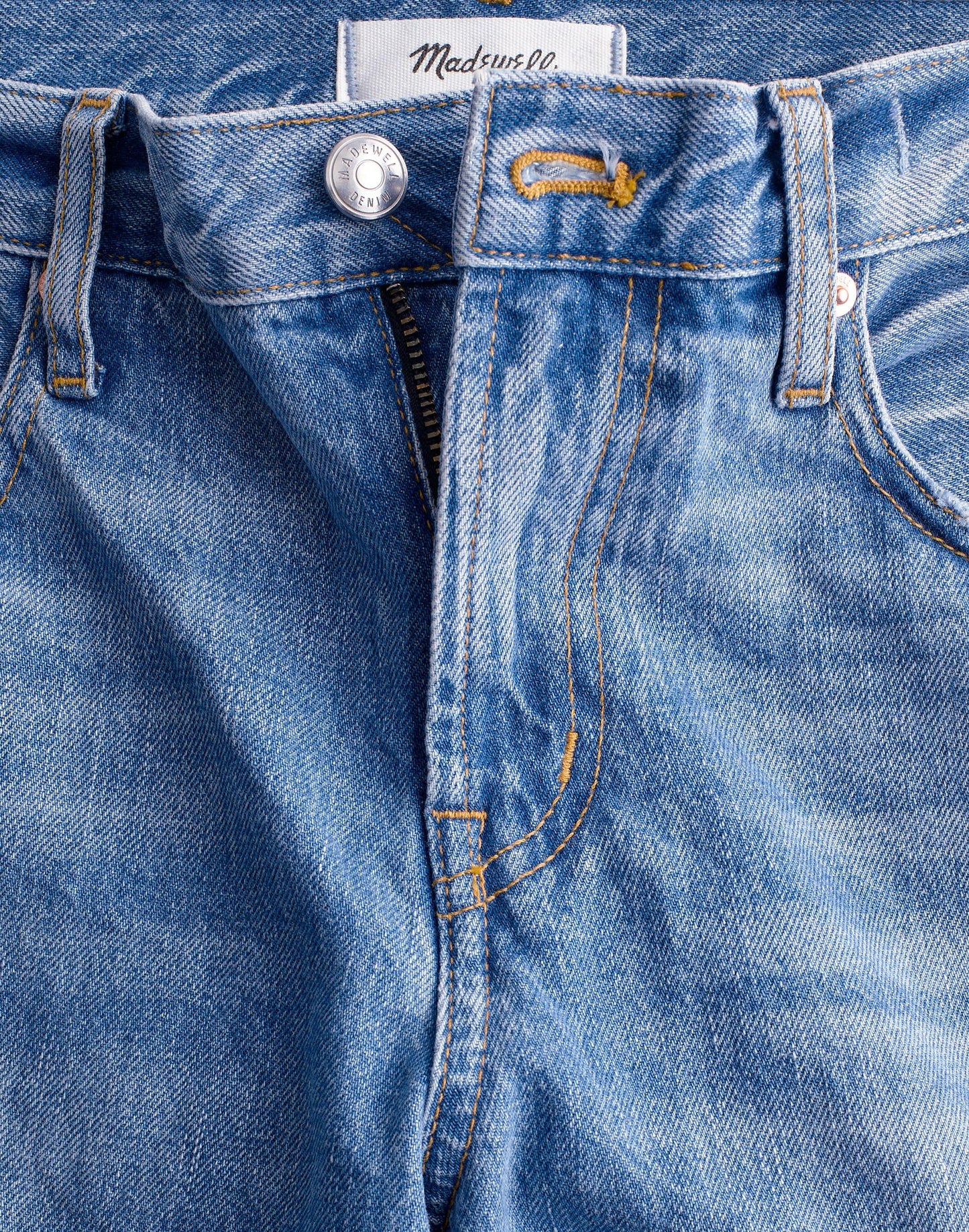 Madewell The Short Low-Rise Loose Jean Midvale Wash