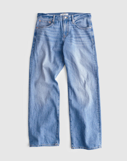 Madewell The Short Low-Rise Loose Jean Midvale Wash