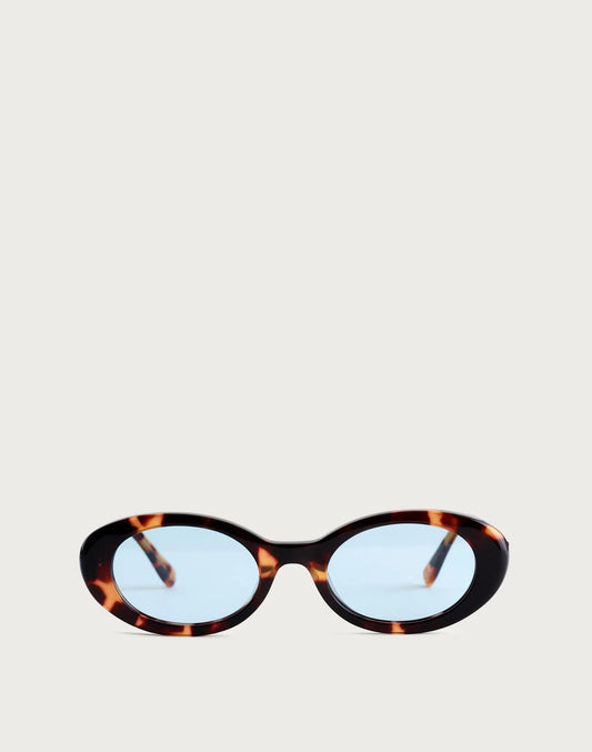 Madewell Russell Oval Sunglasses Whisky Tort