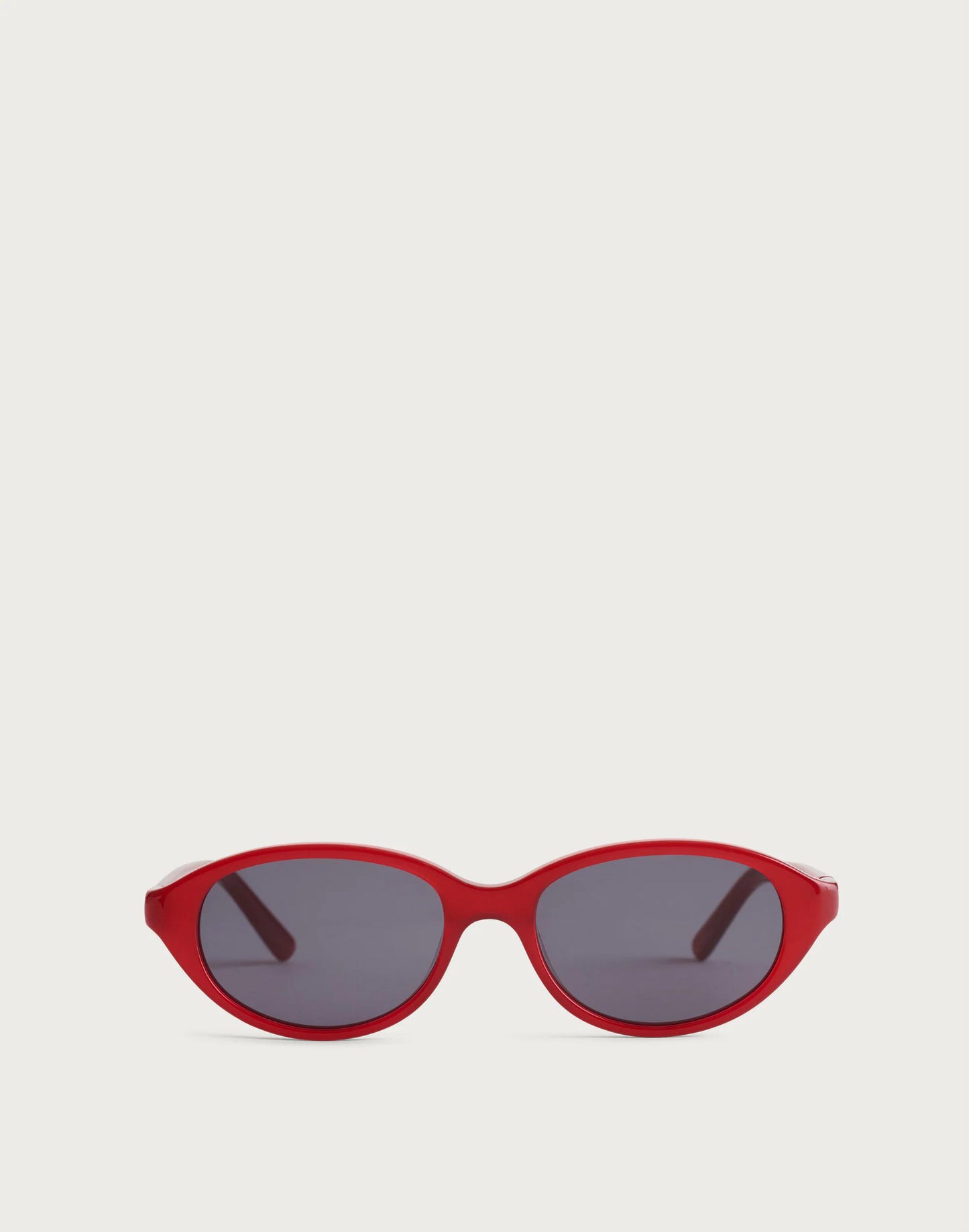 Madewell The Solina Oval Sunglasses Pomegranate Seed