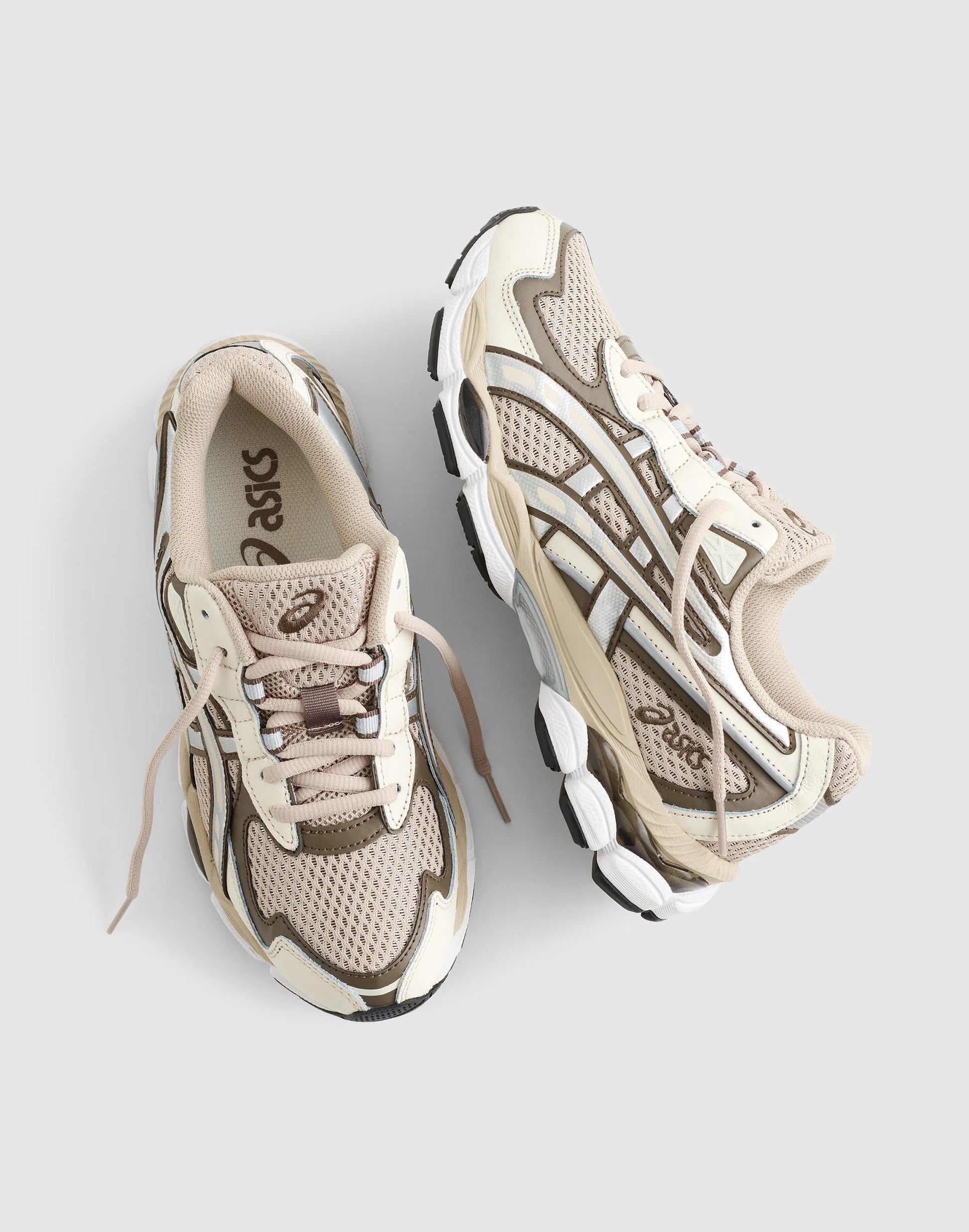 Madewell Asics® Unisex Gel-NYC 2055 Sneakers Feather Grey Sepia Brown