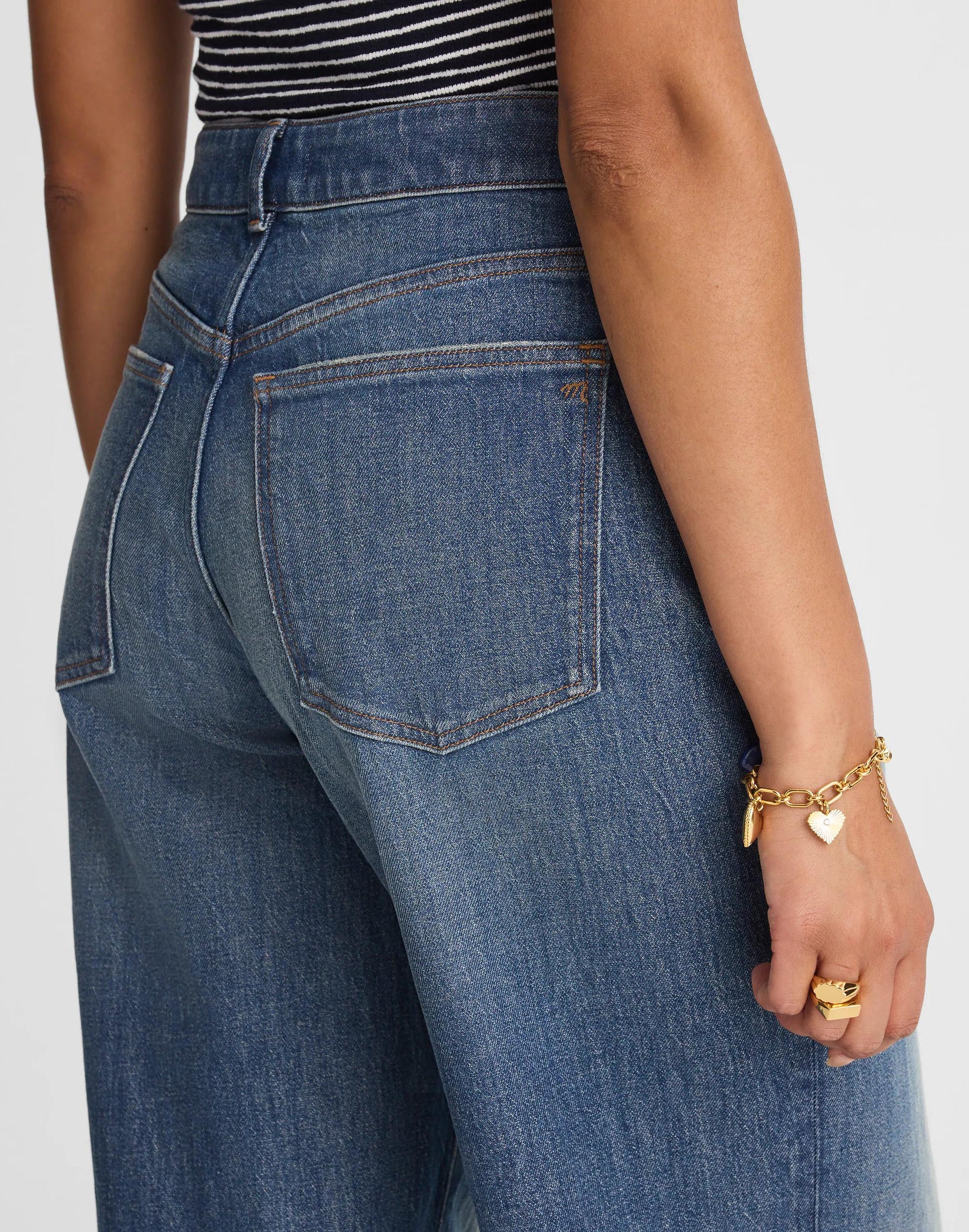 Madewell The Curvy Perfect Vintage Wide-Leg Jean Harvey Wash