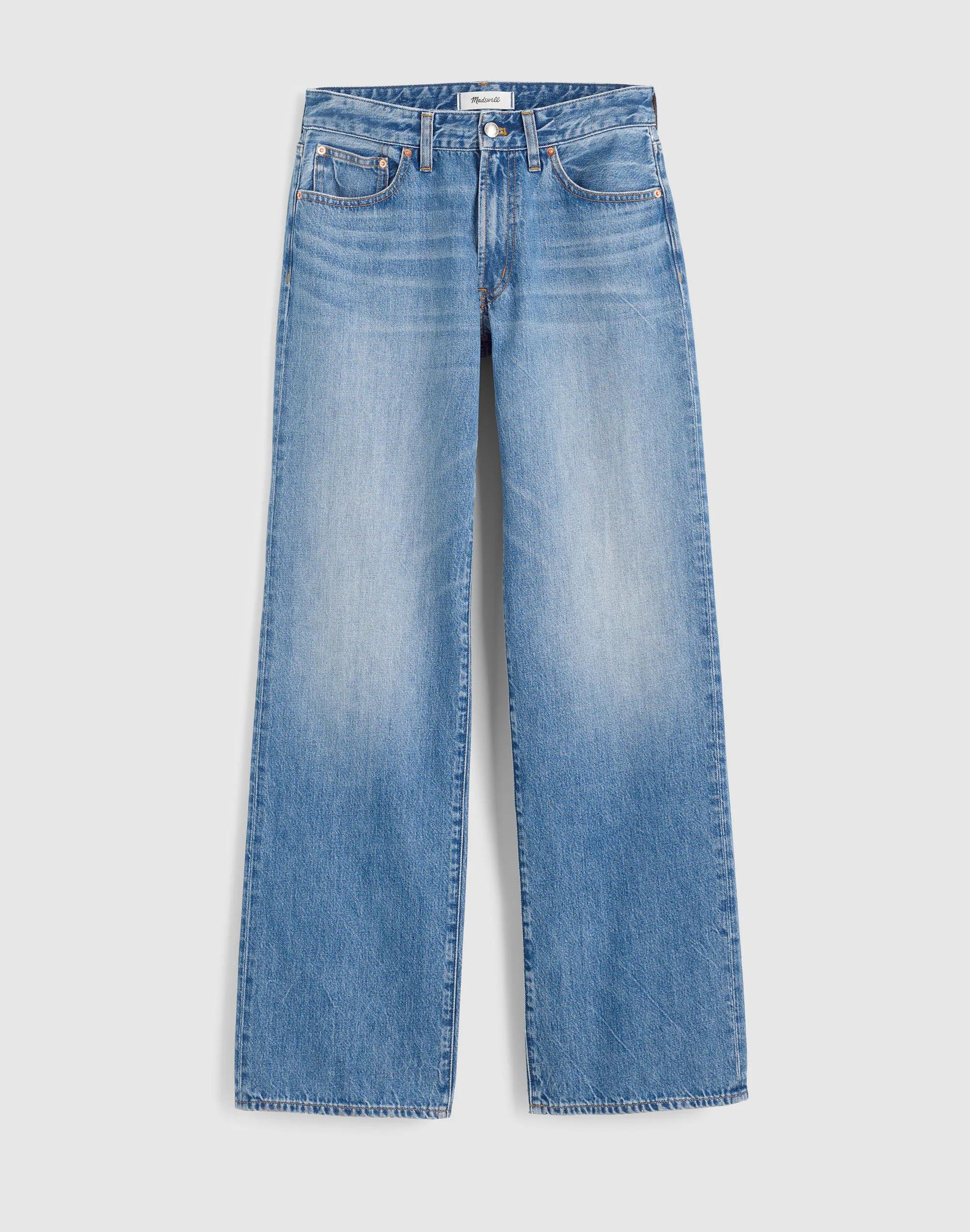 Madewell The Curvy Low-Rise Loose Jean in Midvale Wash Midvale Wash