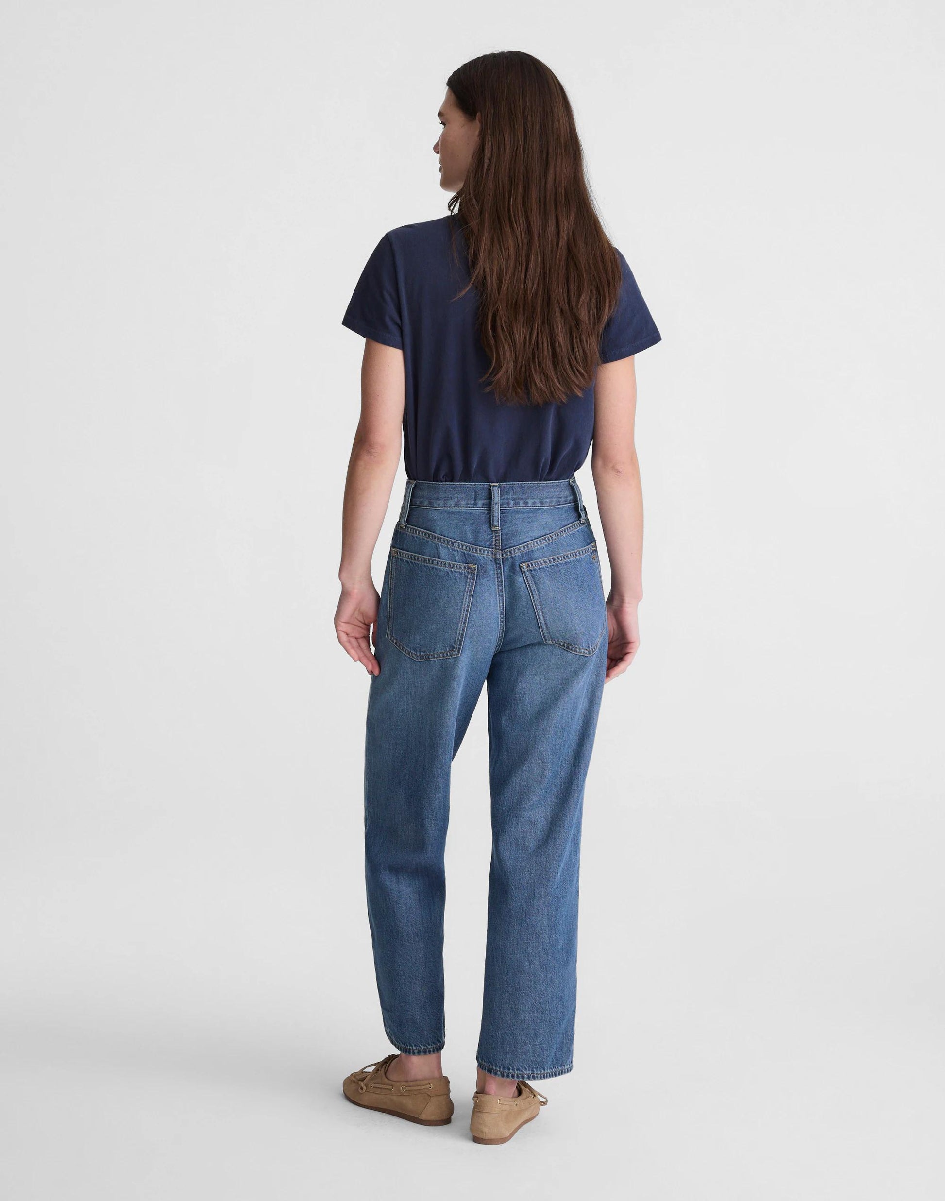 Madewell The Short Perfect Vintage Wide-Leg Crop Jean in Airy Denim Solstice Wash