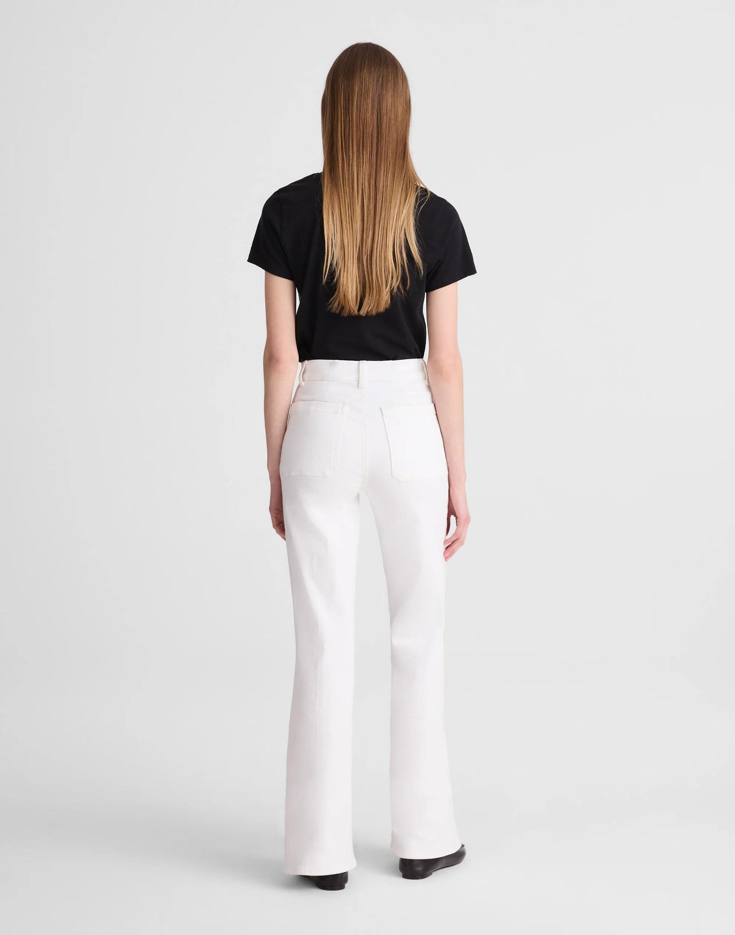 Madewell The Short Emmy Wide-Leg Jean Tile White
