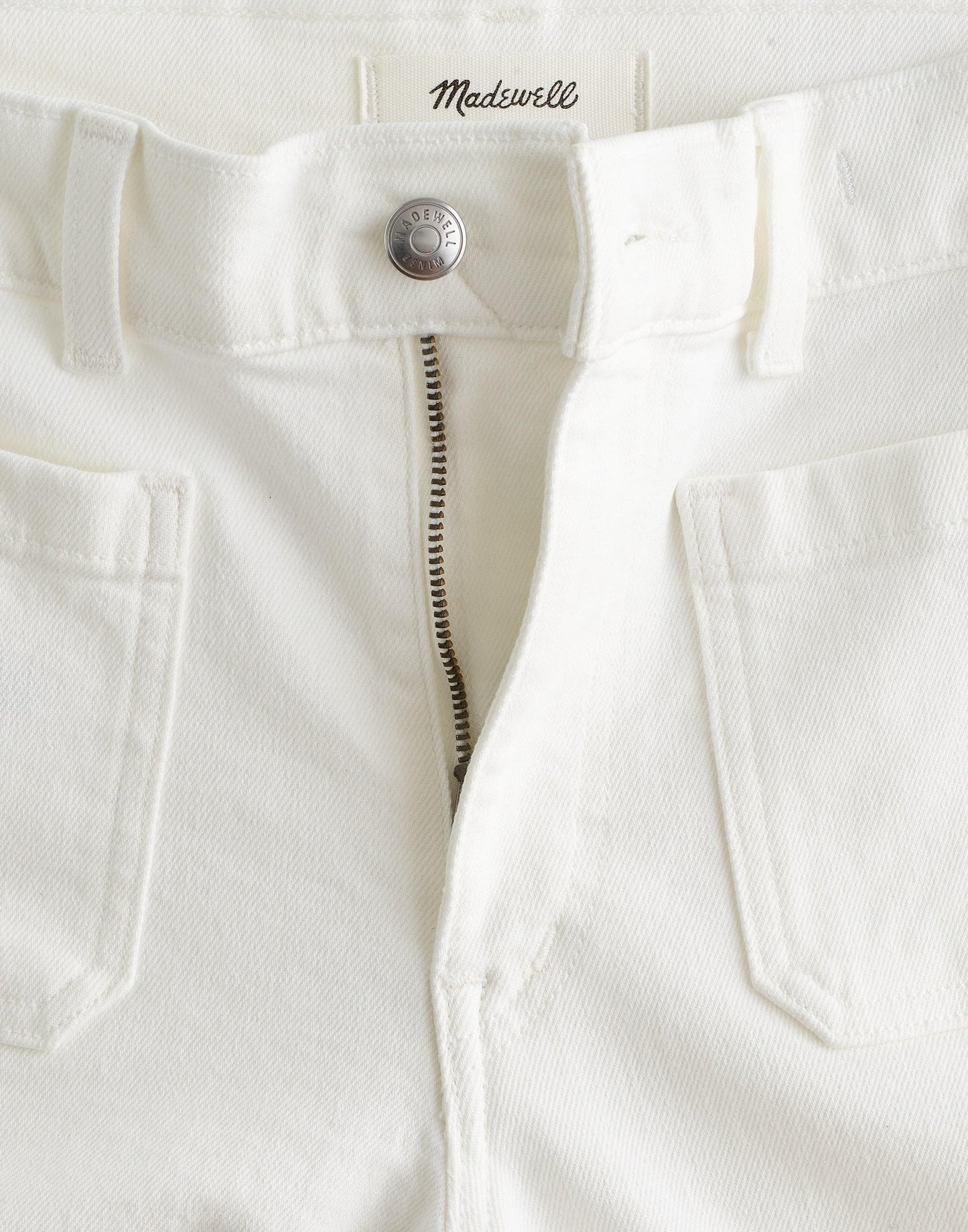 Madewell The Short Emmy Wide-Leg Jean Tile White