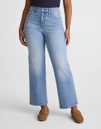 Madewell The Short Curvy Perfect Vintage Wide-Leg Crop Jean Raebrook Wash