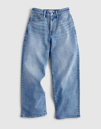 Madewell The Short Curvy Perfect Vintage Wide-Leg Crop Jean Raebrook Wash