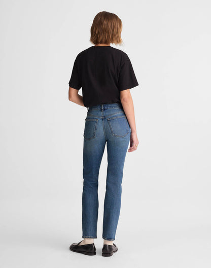 Madewell The Petite Jules Slim-Straight Jean Concho Wash