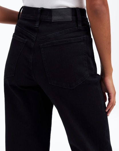 Madewell The Tall Perfect Vintage Wide-Leg Black Rinse Wash