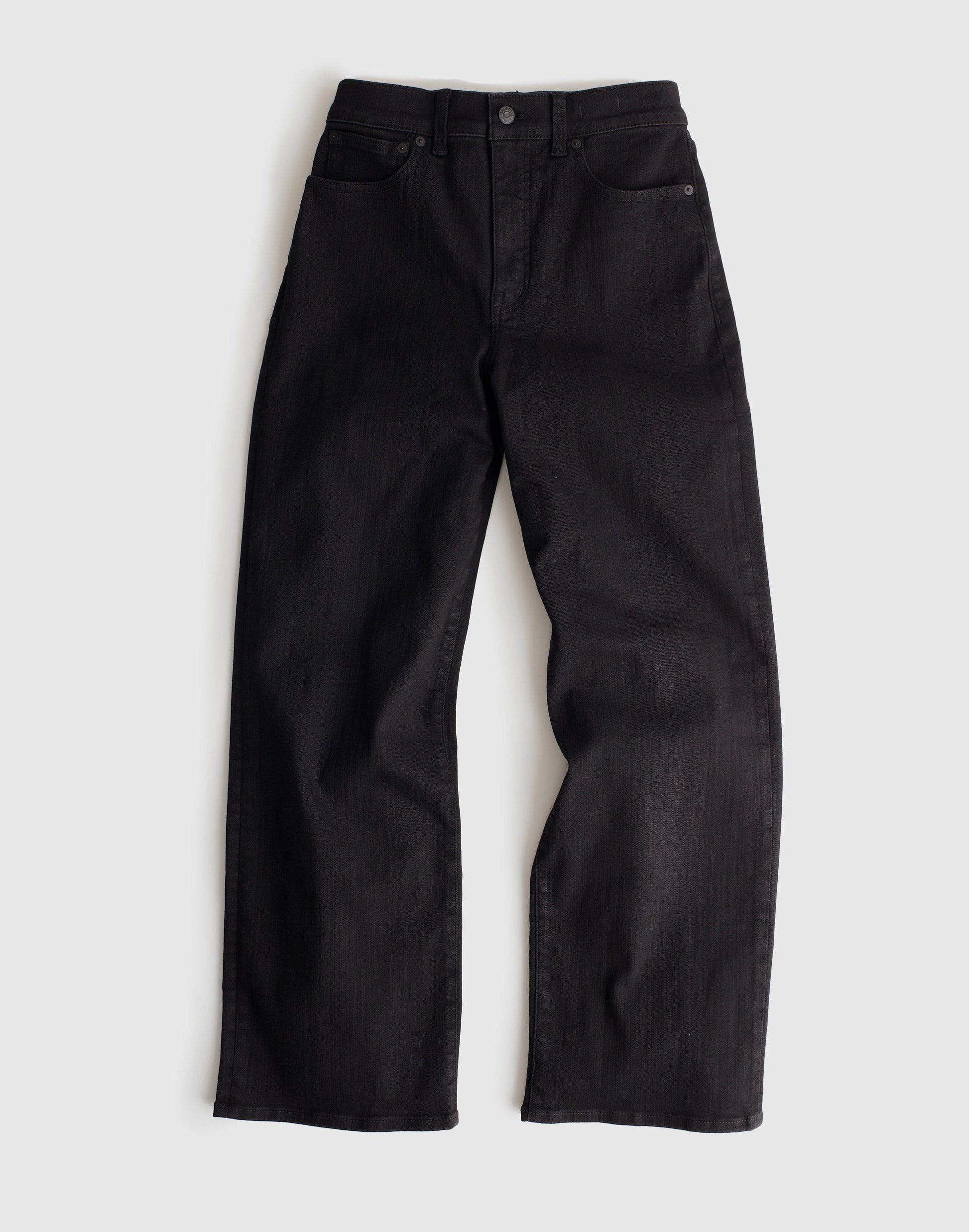 Madewell The Tall Perfect Vintage Wide-Leg Black Rinse Wash