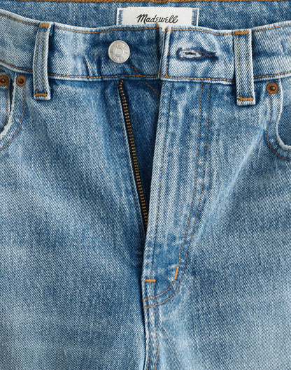Madewell The Tall Longline Straight Jean Raebrook Wash