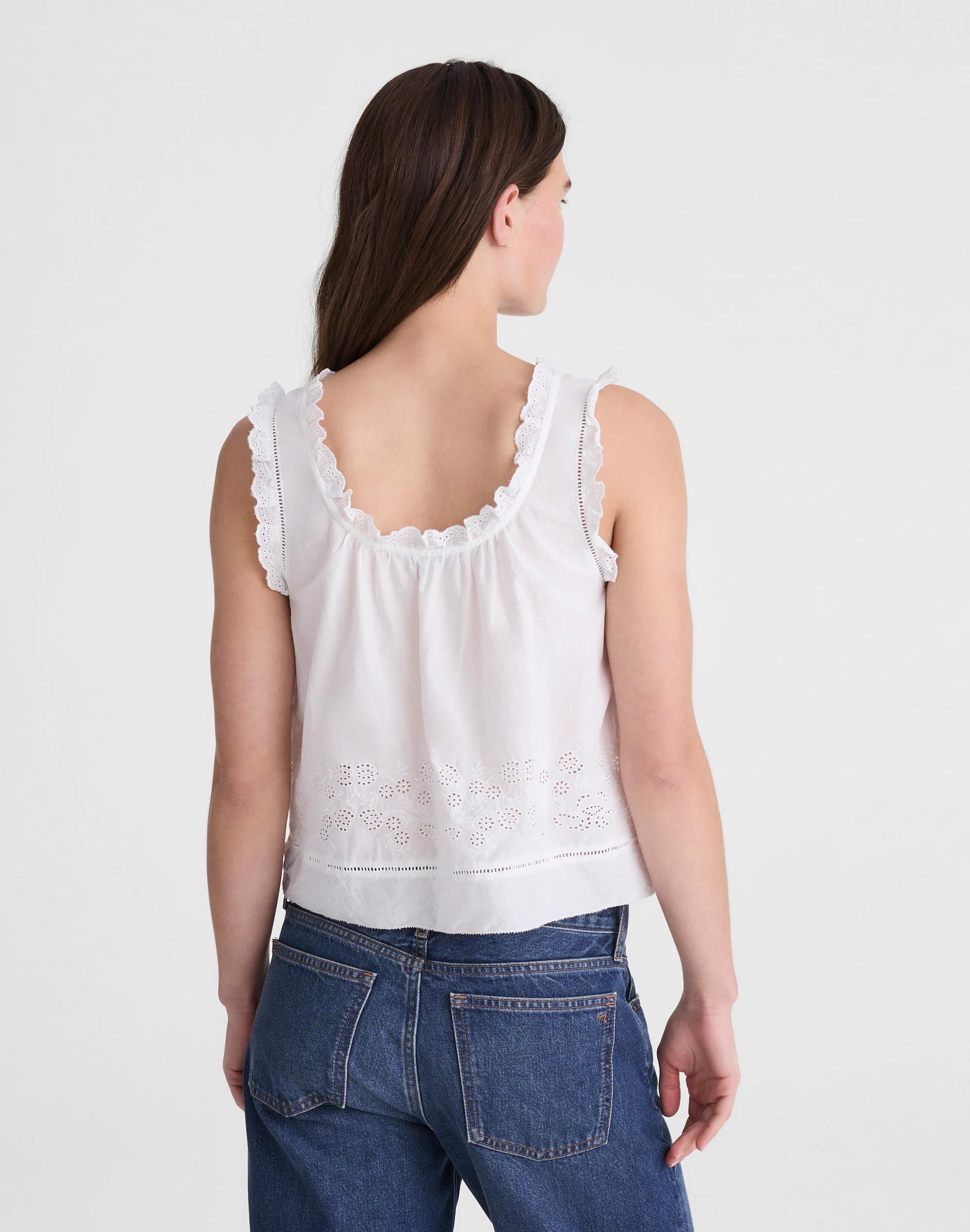 Madewell The Leah Top White