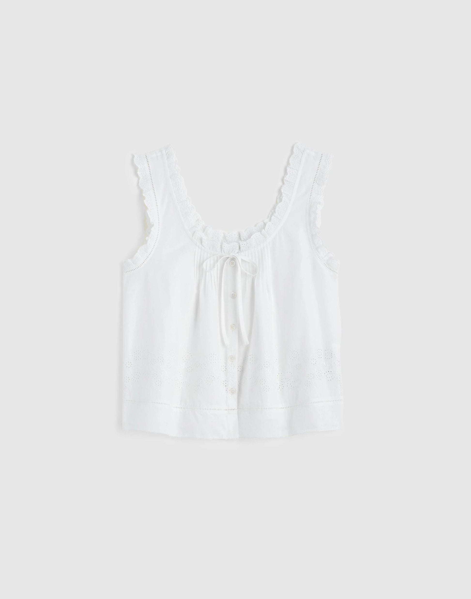 Madewell The Leah Top White