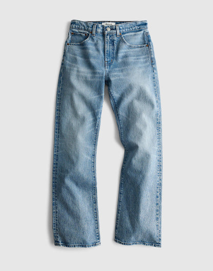 Madewell The Plus Longline Straight Jean Raebrook Wash