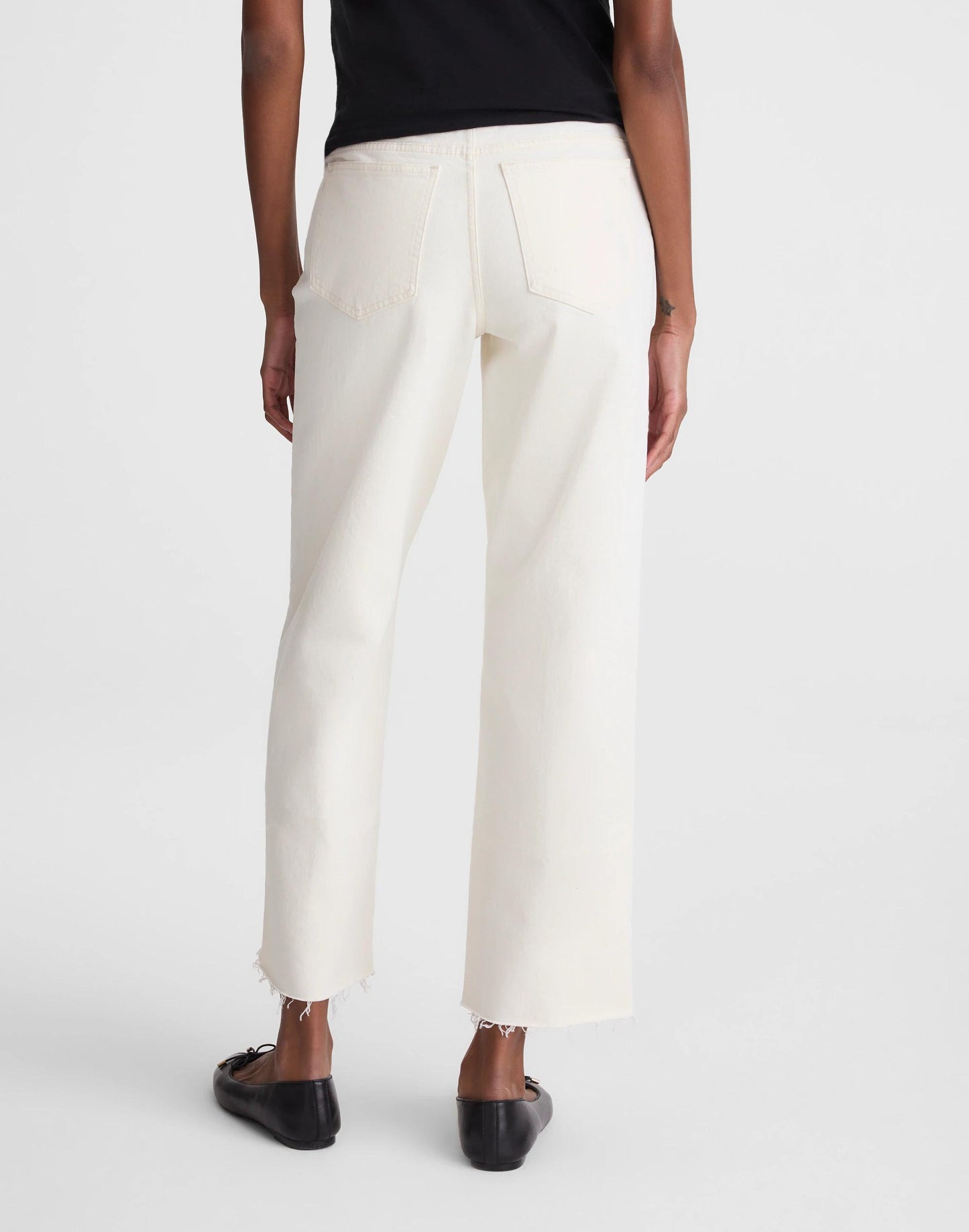 Madewell The Maternity Perfect Vintage Wide-Leg Crop Jean in Vintage Canvas Vintage Canvas