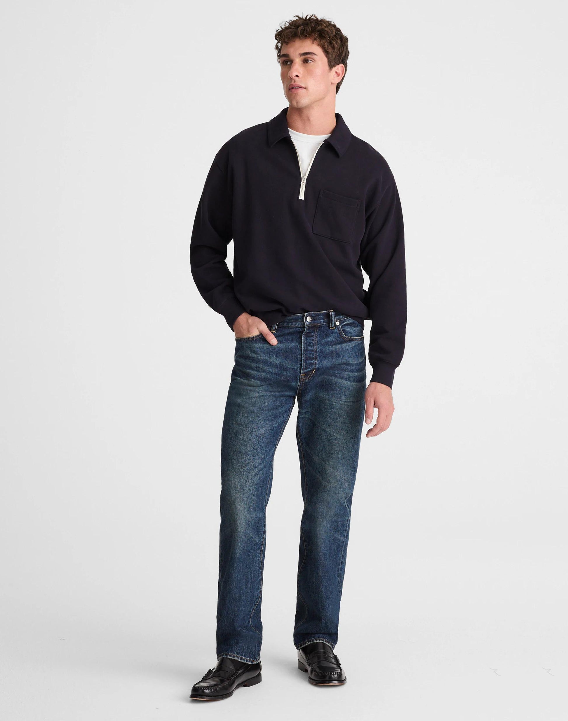 Madewell The 1991 Straight-Leg Jean in Japanese Denim Fairside Wash
