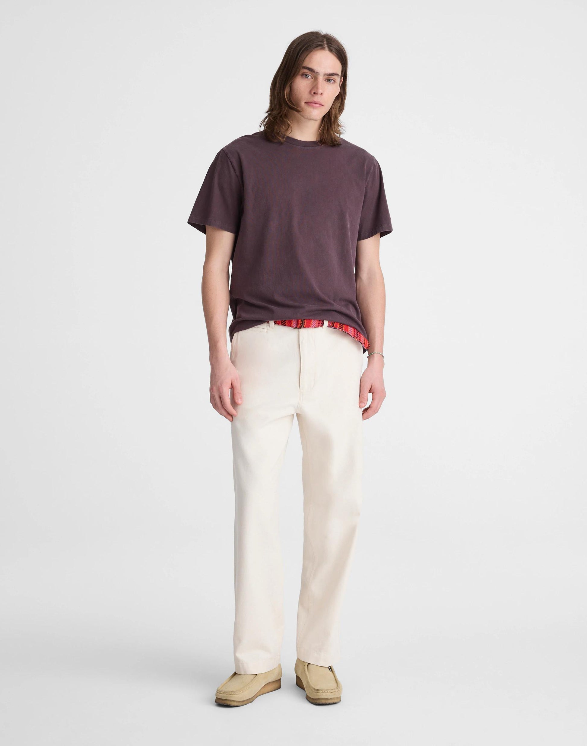 Madewell The Rockaway Tee Rum Raisin