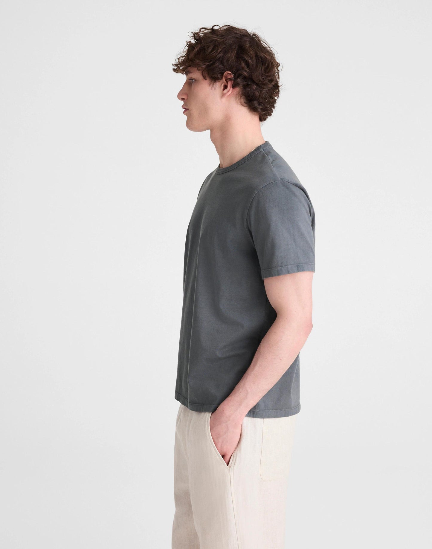 Madewell Garment-Dyed Allday Crewneck Tee Stormy Spruce