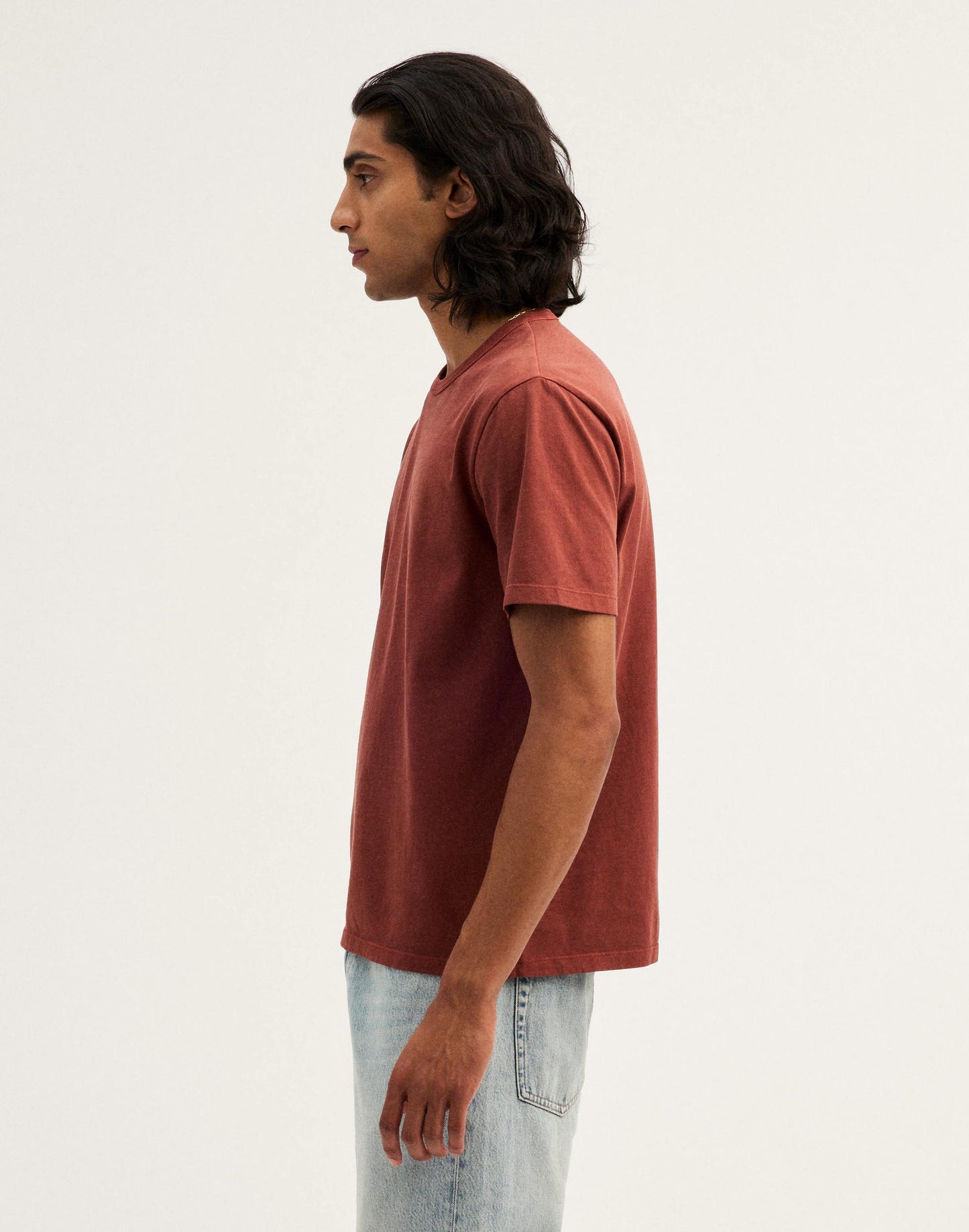 Madewell Garment-Dyed Allday Crewneck Tee Henna