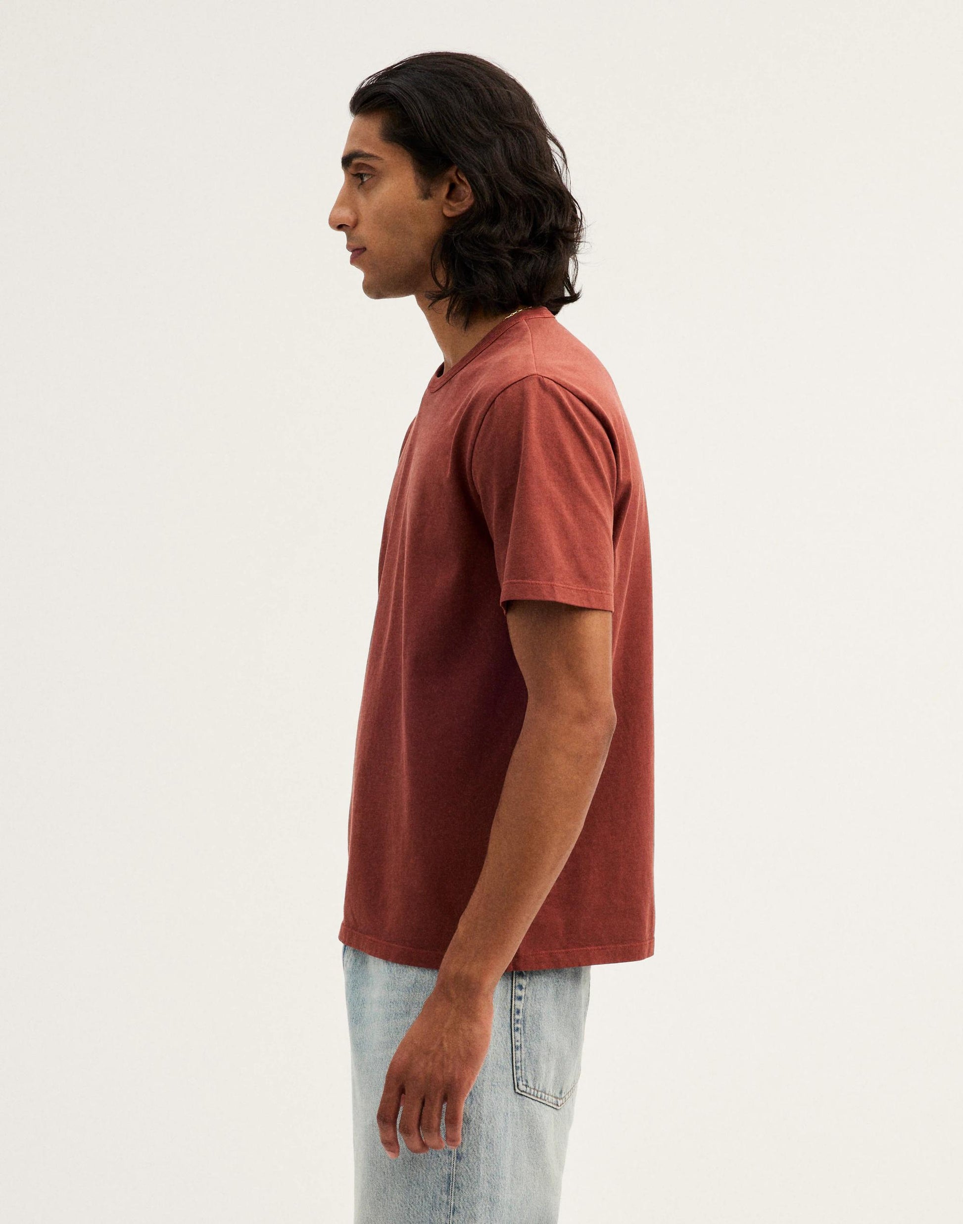 Madewell Garment-Dyed Allday Crewneck Tee Henna