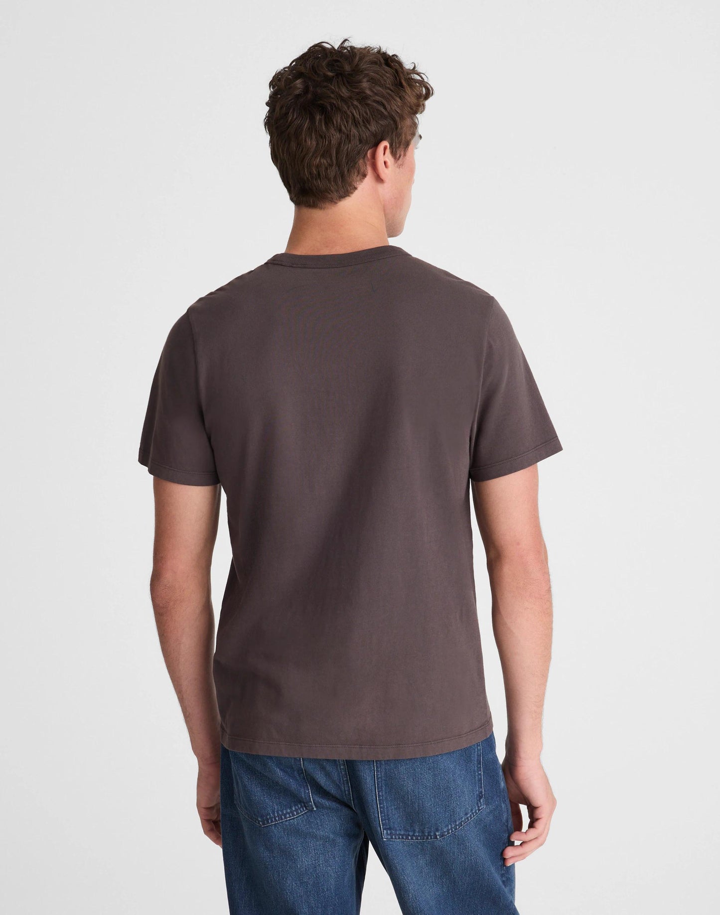 Madewell Garment-Dyed Allday Crewneck Tee Black Coal