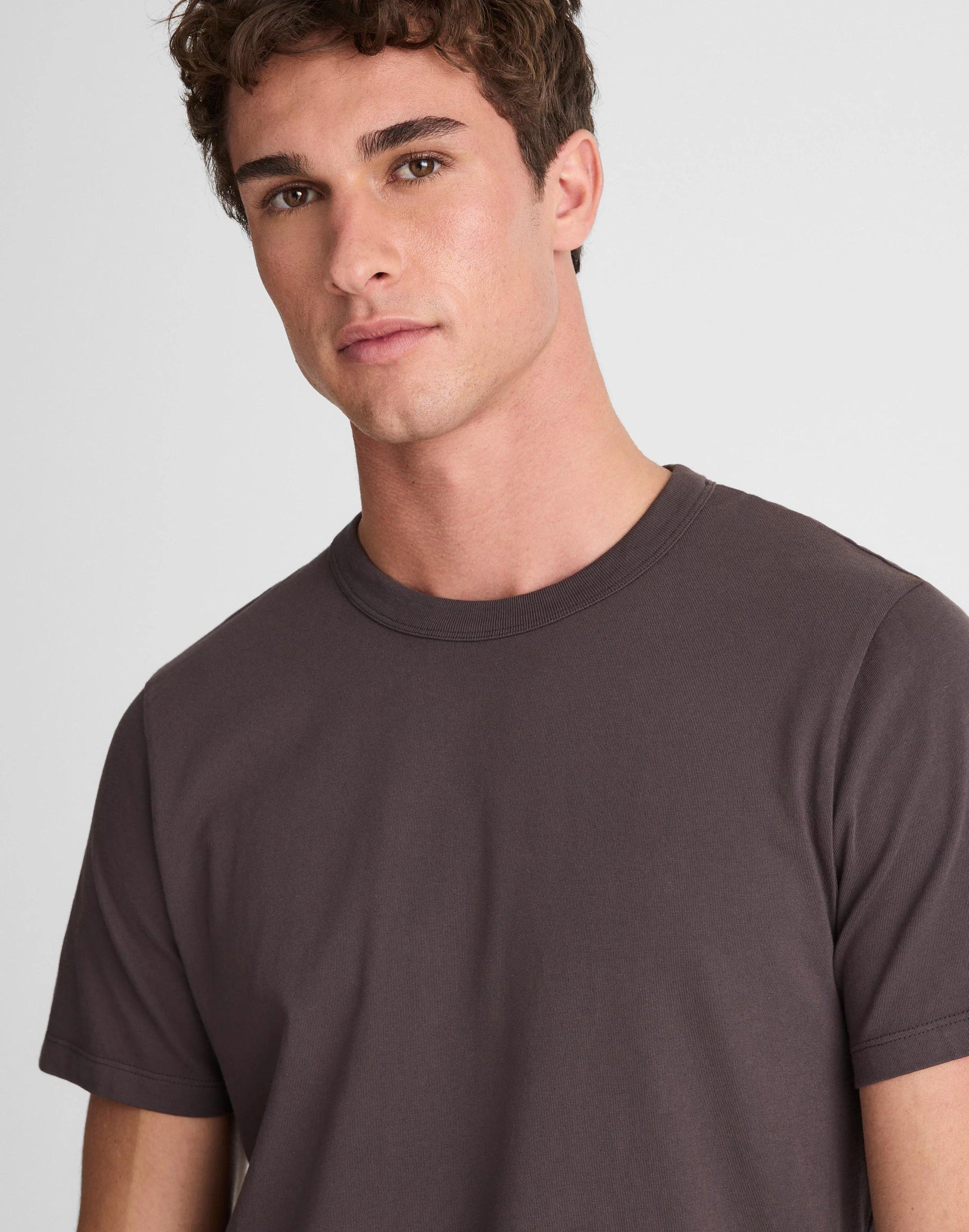 Madewell Garment-Dyed Allday Crewneck Tee Black Coal