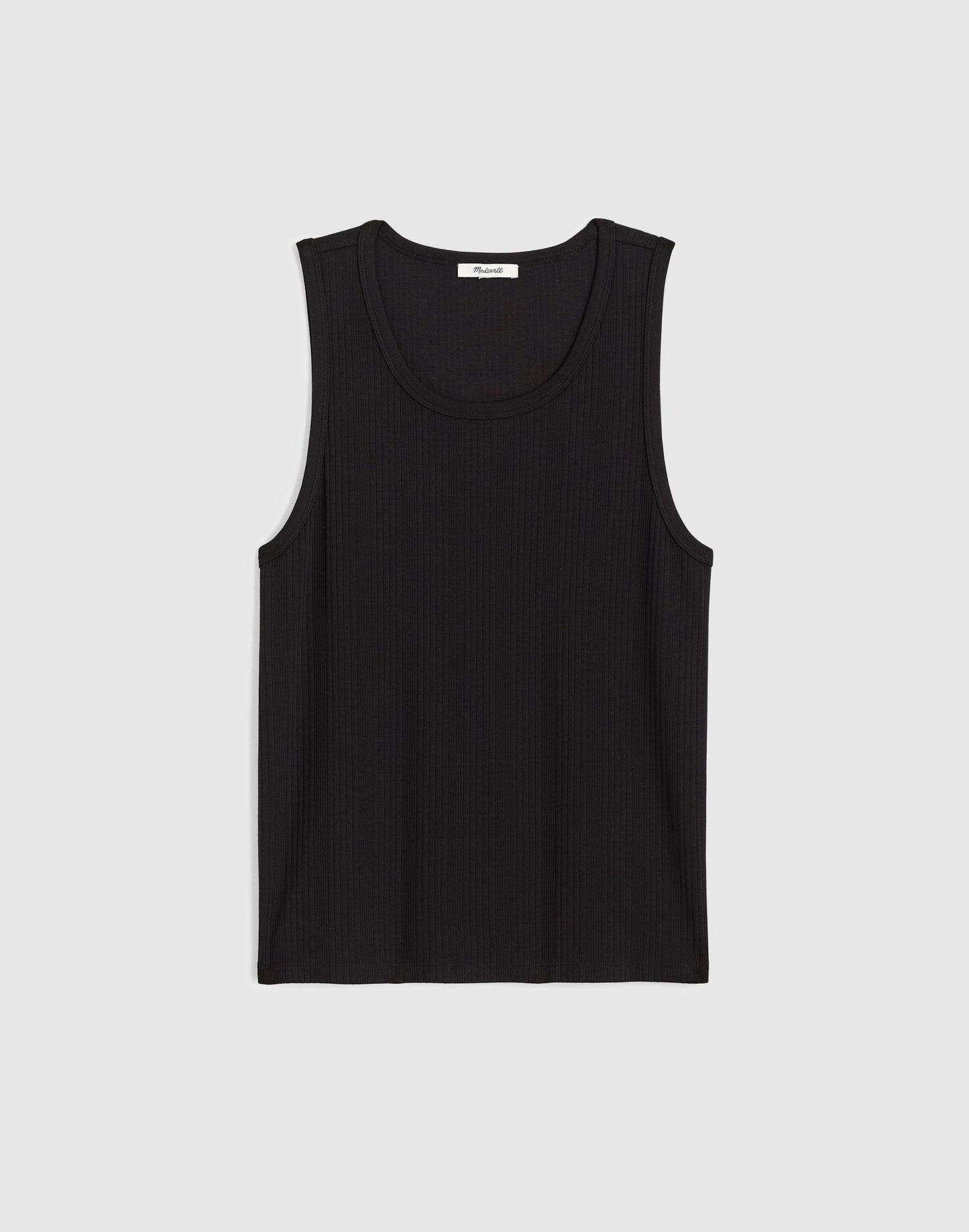 Madewell Textured Tank Jet Black