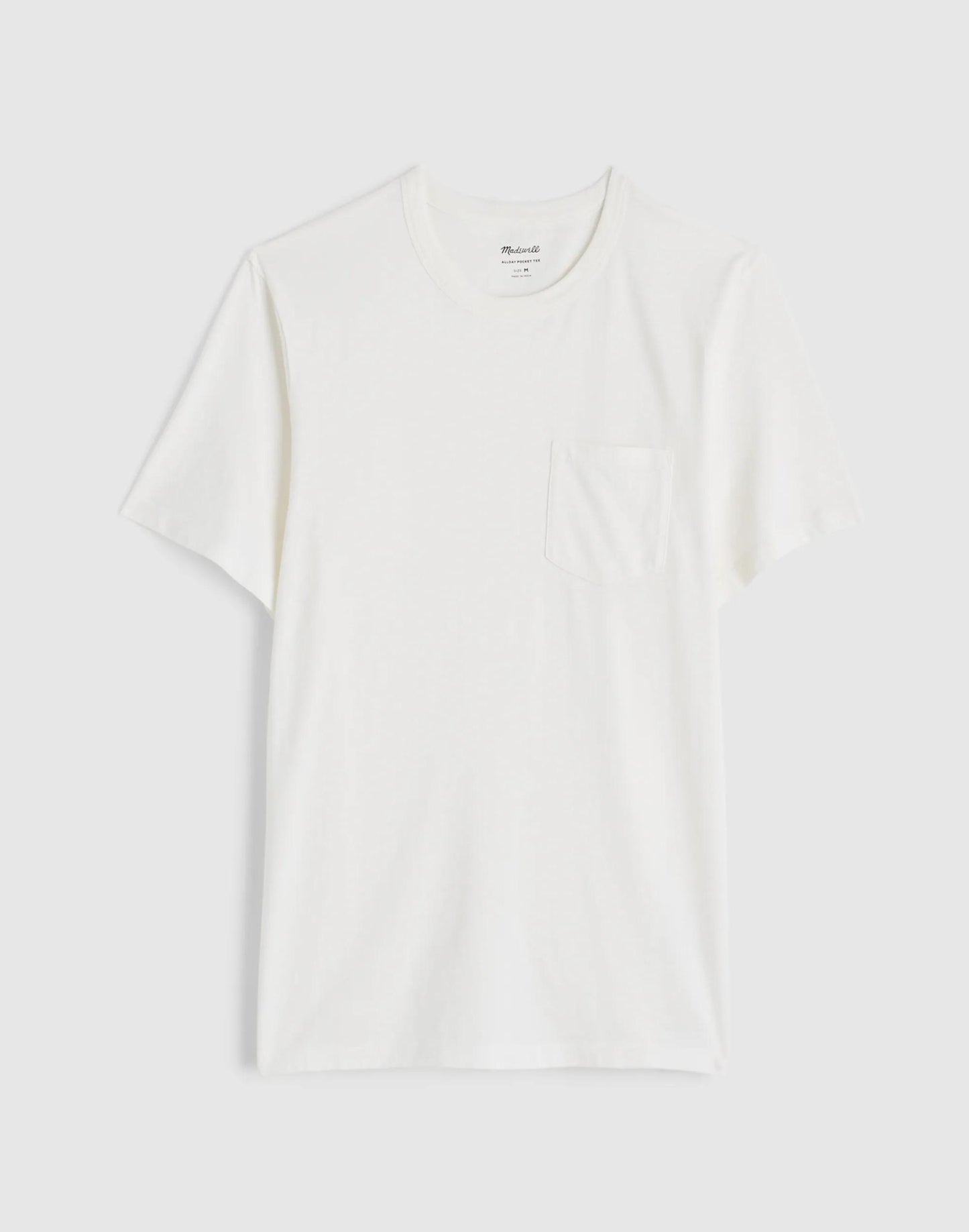 Madewell Allday Pocket Tee Soft White