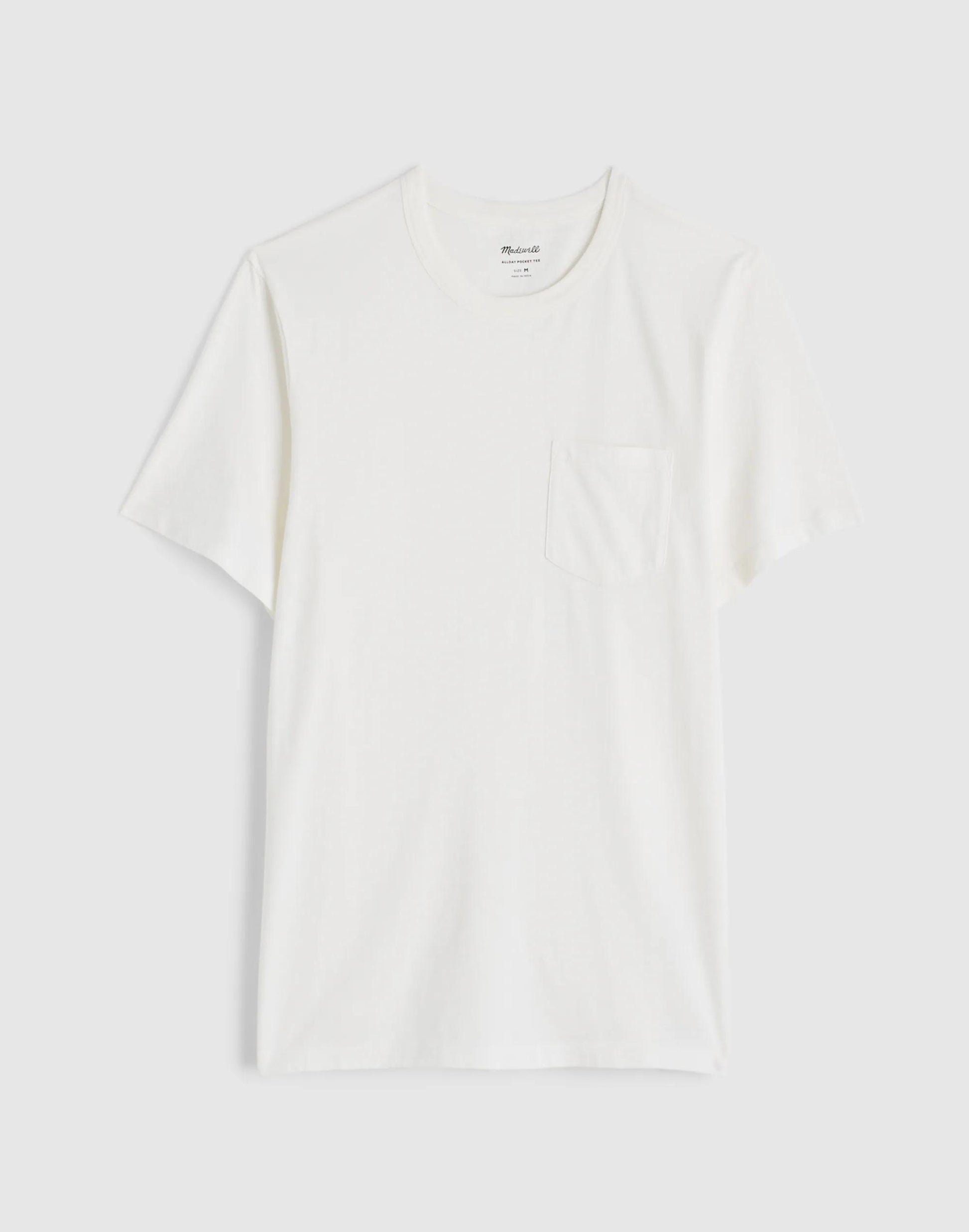 Madewell Allday Pocket Tee Soft White