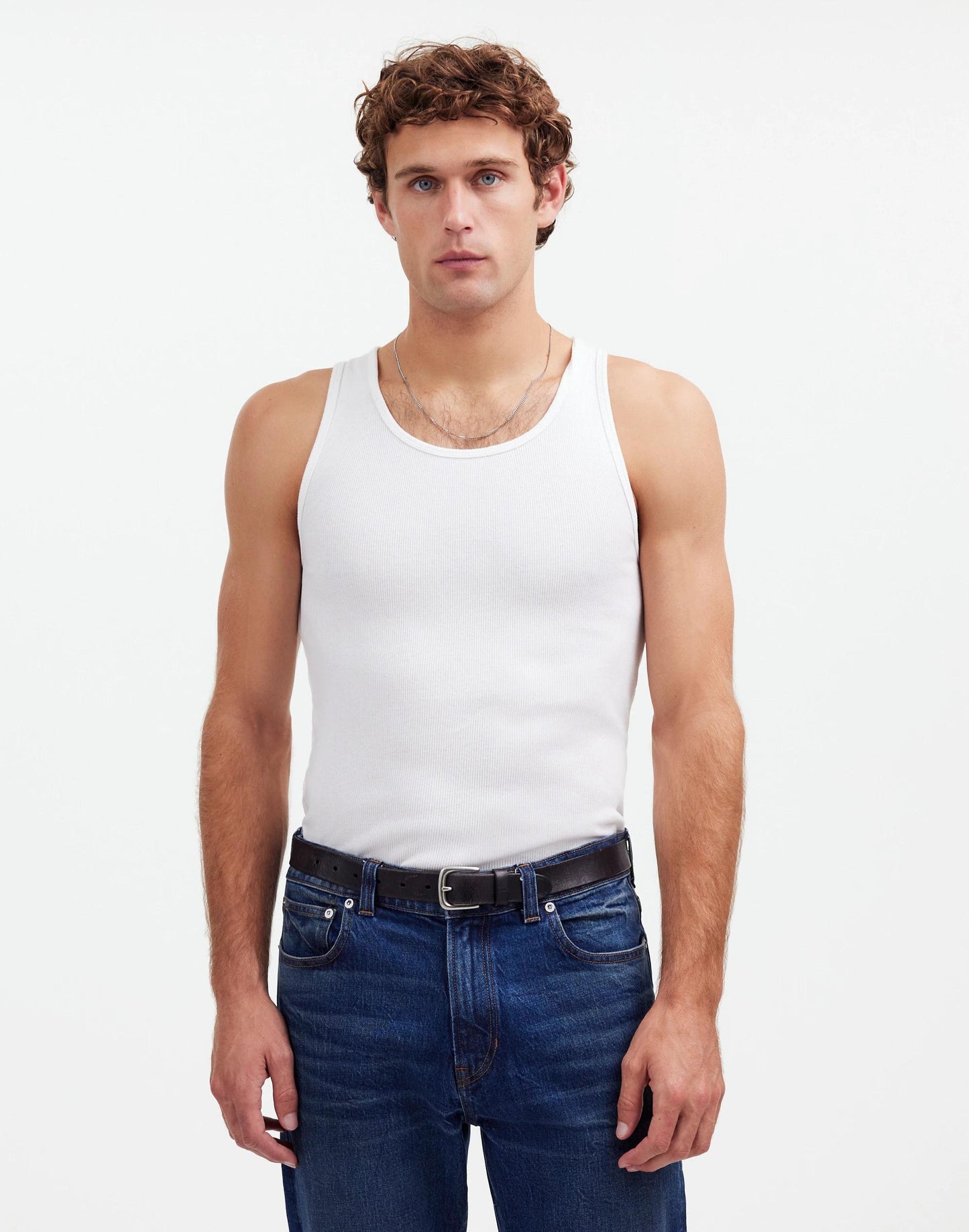Madewell Ribbed Tank Soft White