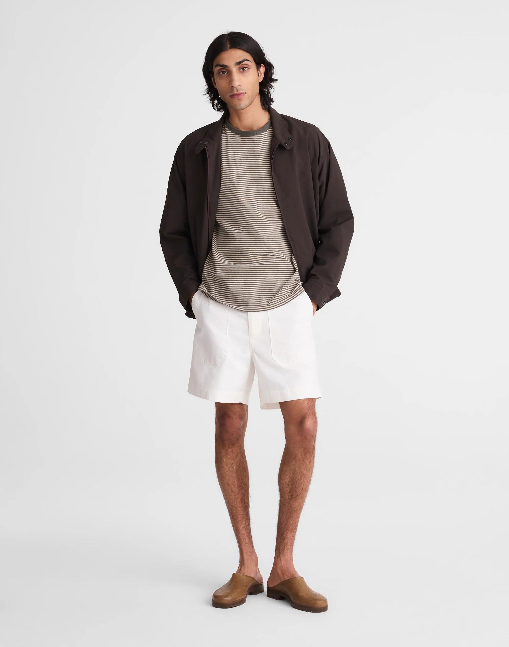 Madewell Fatigue Shorts Soft White
